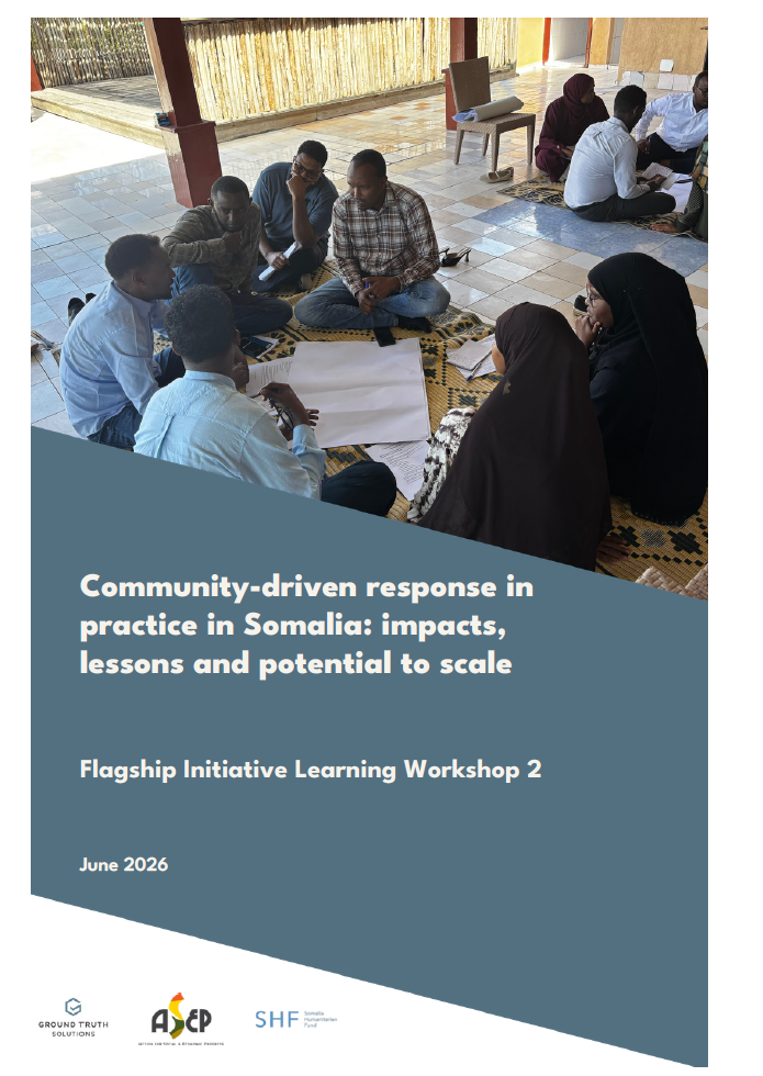 Community-driven response in practice in Somalia: impacts, lessons and potential to scale
