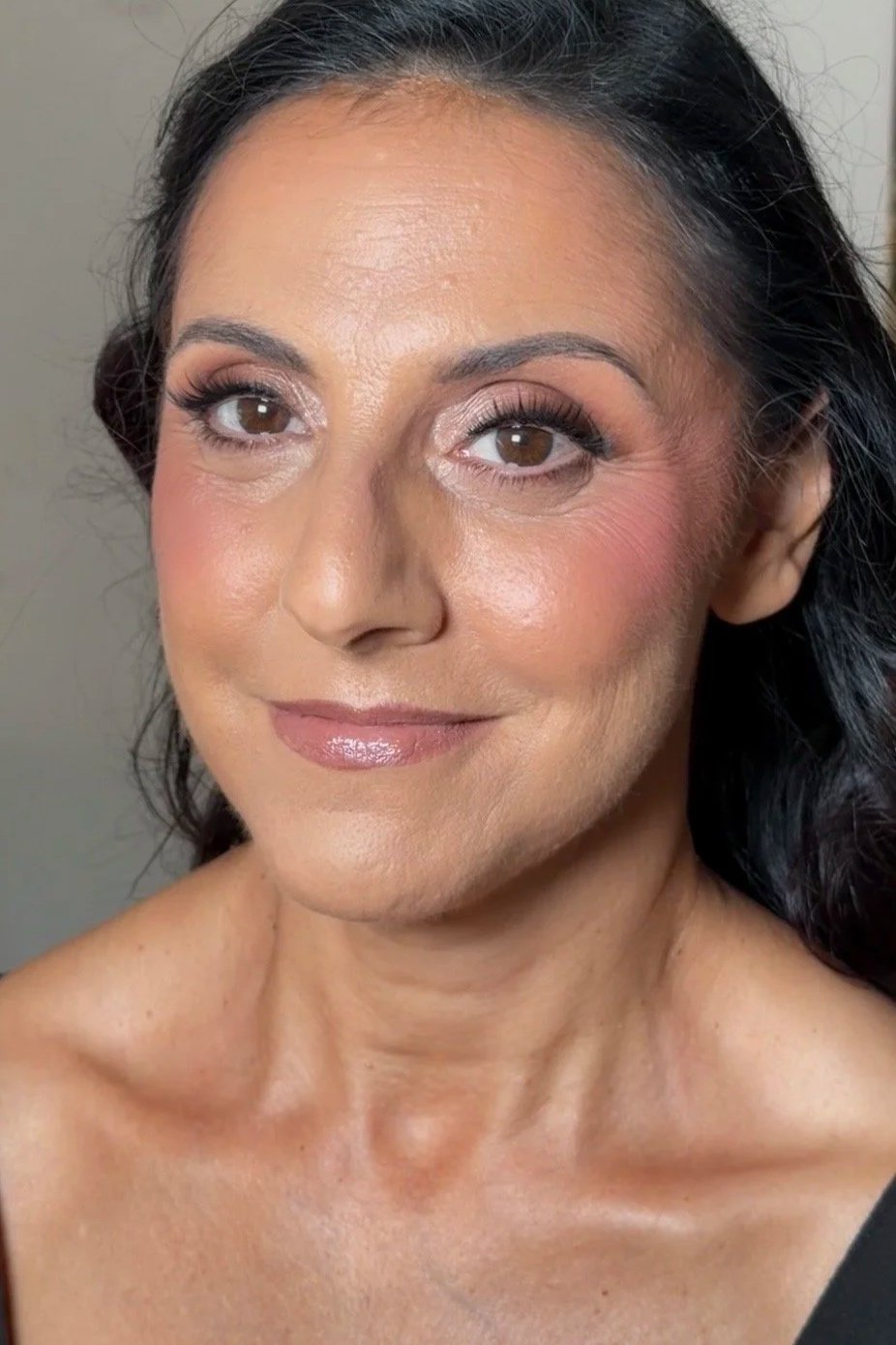 pink blush soft glam wedding guest makeup Adelaide