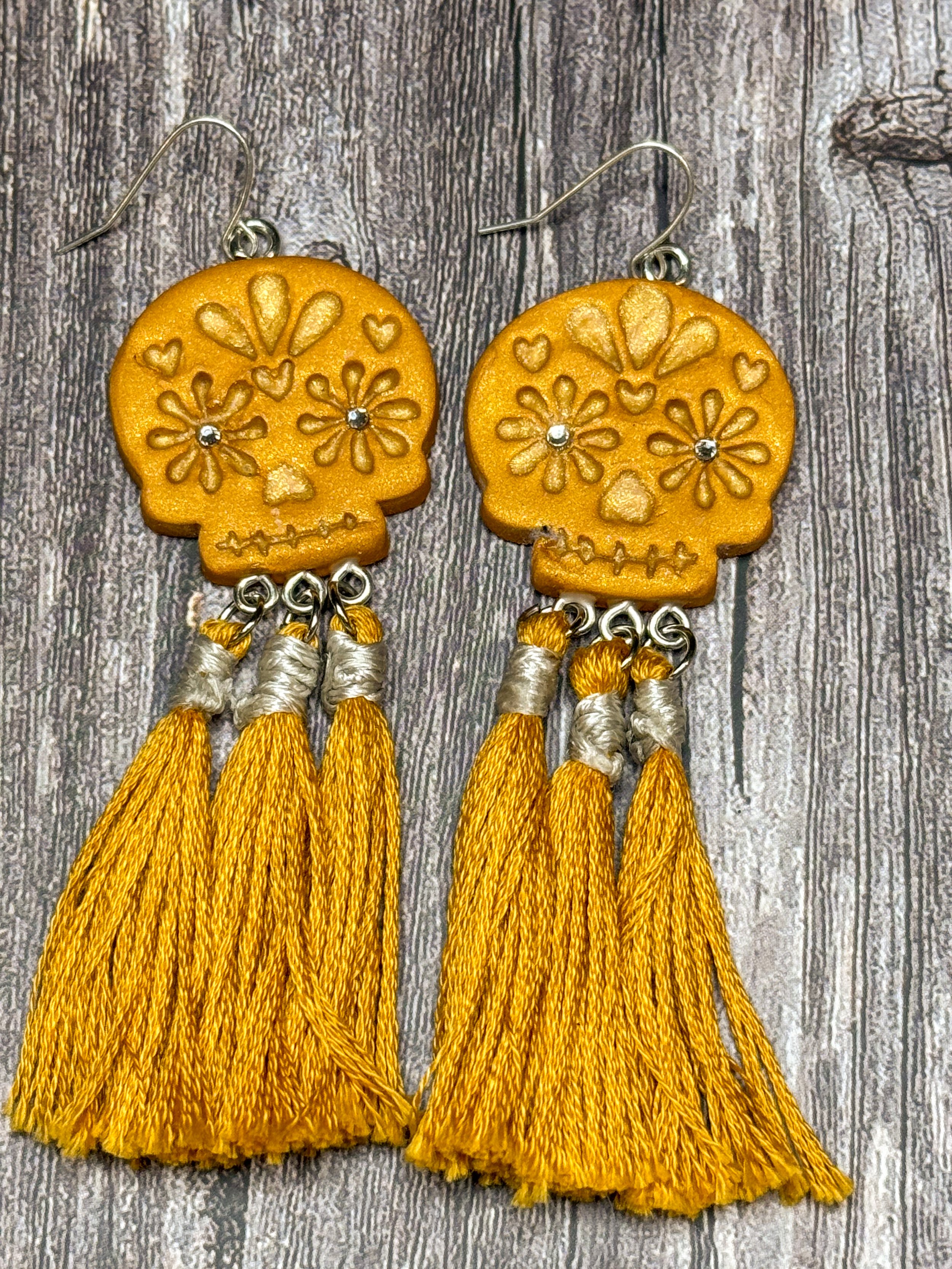 Gold Sugar Skulls