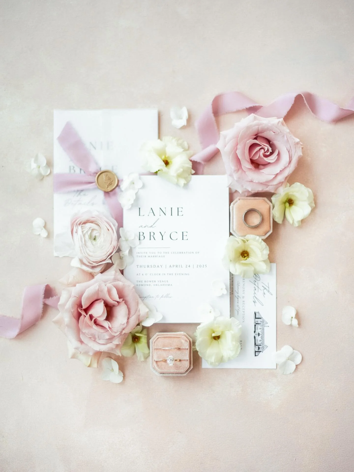 The beauty &amp; elegance of Detail Photos capturing pieces, colors &amp; magic of the big day ahead🤍🫶🏽

Venue: @thebowervenue 
Wedding Planner: @infinityroseeventsco 
Photography: @tammylodell 
Videography: @laurentaylorvisuals 
Hair &amp; Makeup