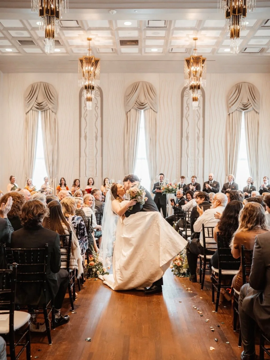 The Carters!!!!🔔🤍🥂
A day so genuinely full of love, compassion, and gratitude for all life has brought them! This days made for one of the sweetest Father/Daughter dances we&rsquo;ve seen &amp; a new meaning on enjoying your Wedding day to the ful