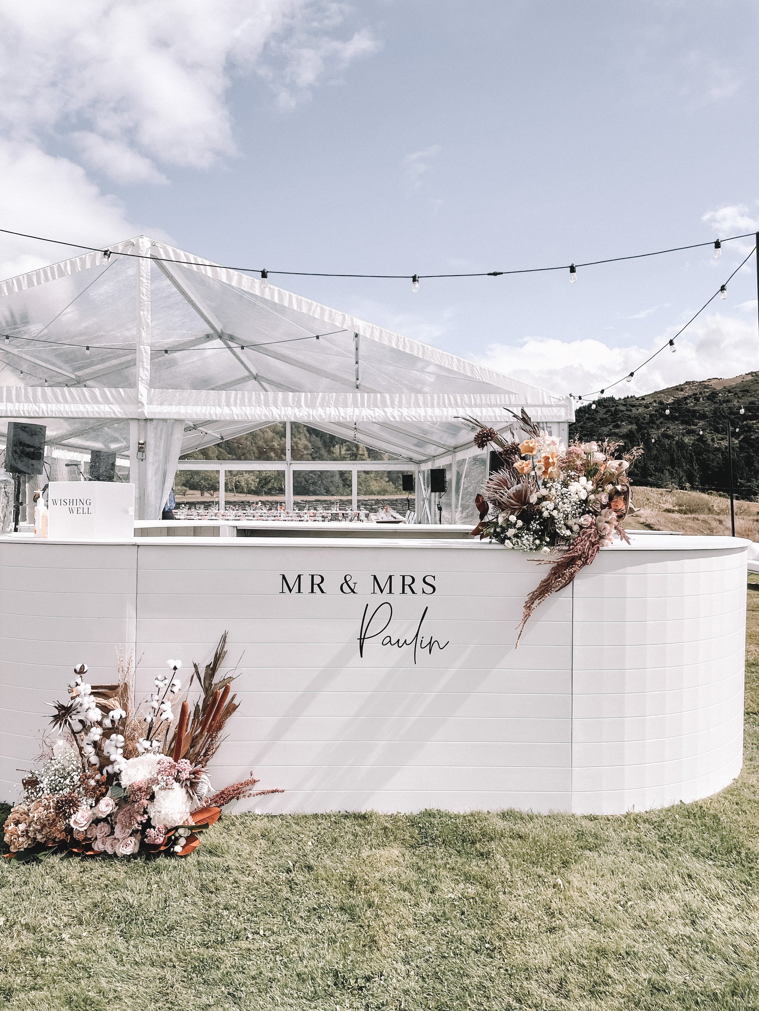 White Wedding Clear Marquee - Truly Yours NZ