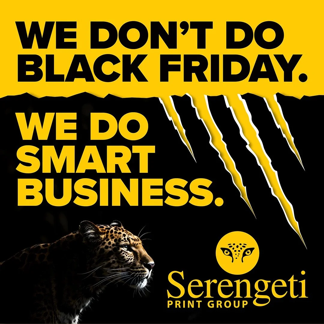 🚨 Smart businesses don&rsquo;t wait for Black Friday, they plan for success.

The Serengeti Print Club is open for a limited time!
Join for $997 and get $1,200 in print credit to use across all print and design services.

You&rsquo;ll also get:
🎯 A