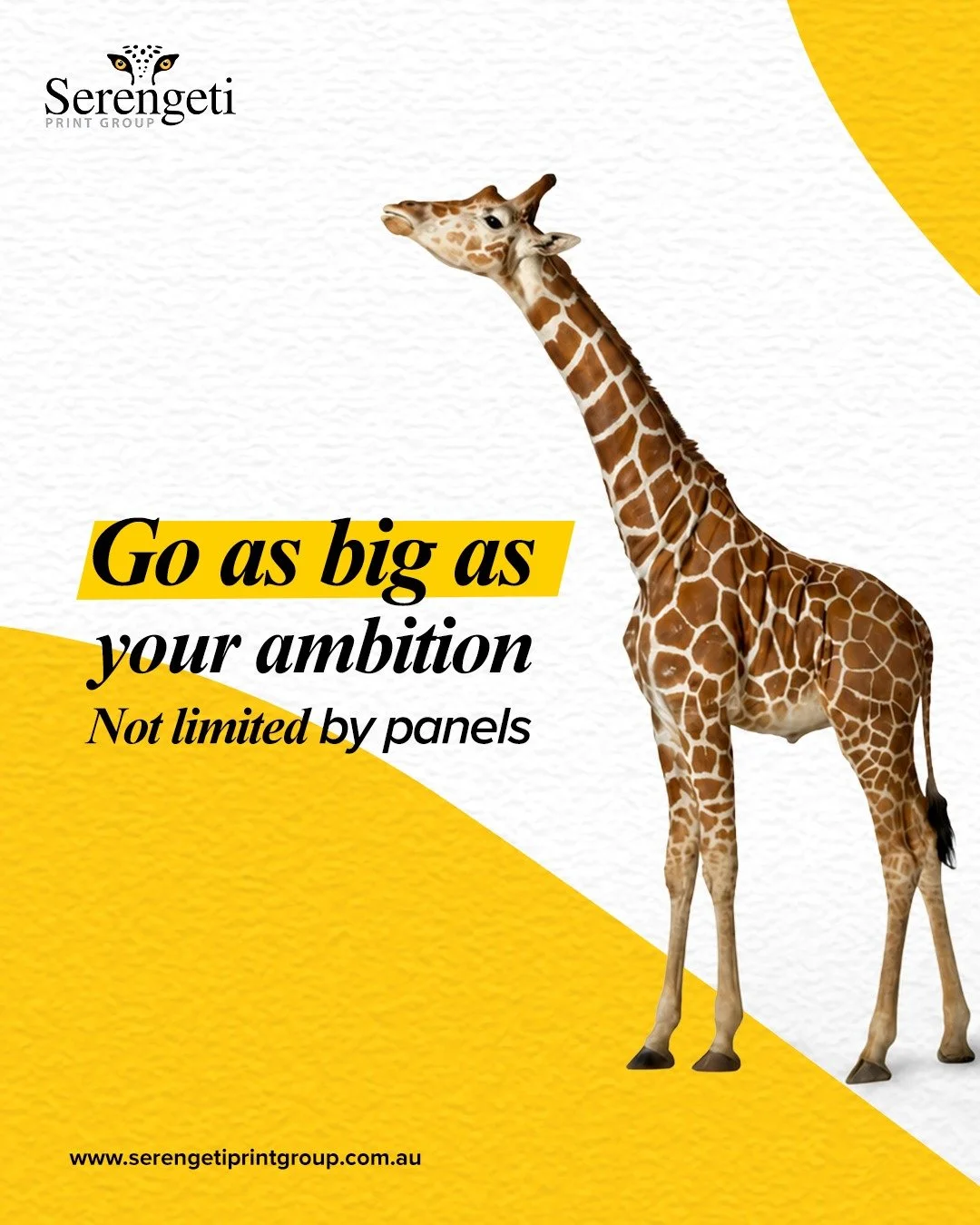 Big ideas deserve more than a sign that looks pieced together. 💡​

Because when visuals break, so does the impact. ⚠️​

At Serengeti Print Group, we create signage that flows as one. 🔥 Bold, seamless, and built to be seen from a distance 👀​

The d