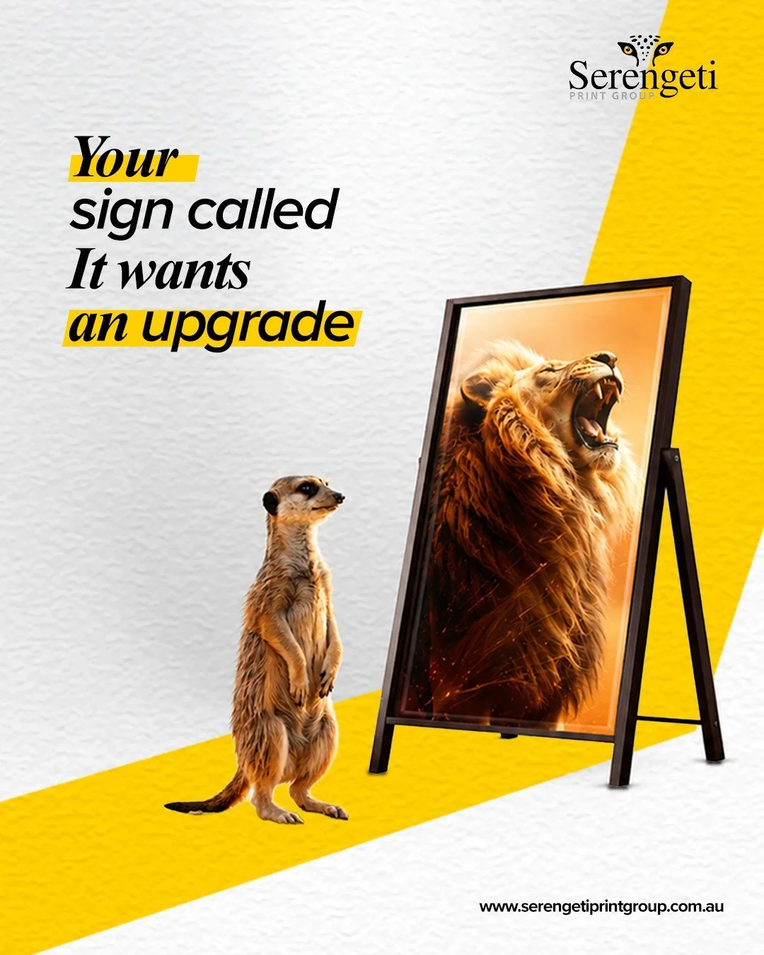 If your signage could talk, it&rsquo;d probably ask for a refresh by now. 👀🎨​

Worn-out finishes, dull colours, and tired visuals don&rsquo;t go unnoticed. ⚠️ 
They quietly change how people see your business.​

At Serengeti Print Group, we help yo