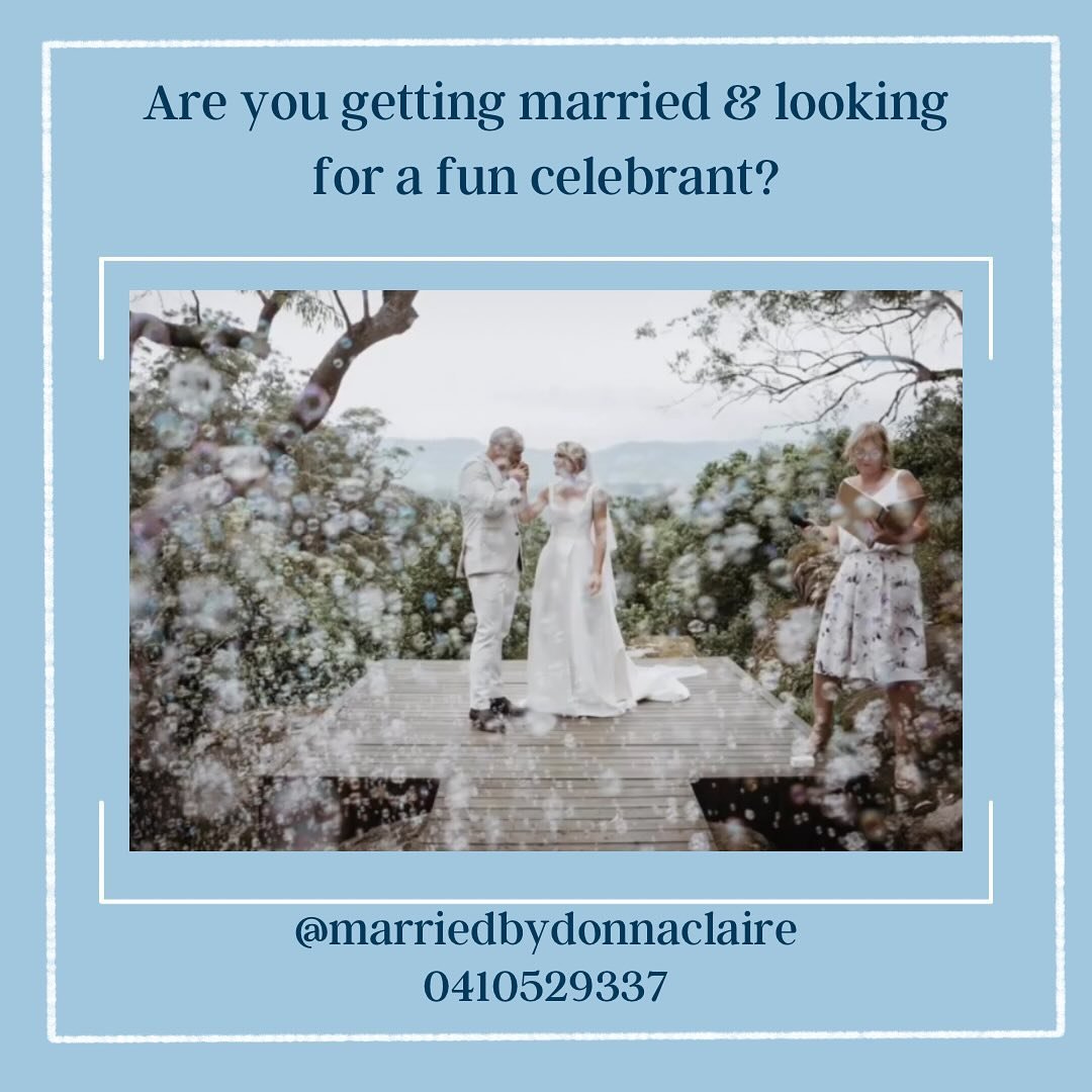 Is fun, lighthearted, welcoming and inclusive, your wedding day vibe?
That&rsquo;s my style and if we&rsquo;re a match, let&rsquo;s be in touch and chat! ❤️

#funcelebrant 
#weddingdayvibes 
#wedding 
#weddingplanning 
#sydneywedding 
#celebrant
#mar