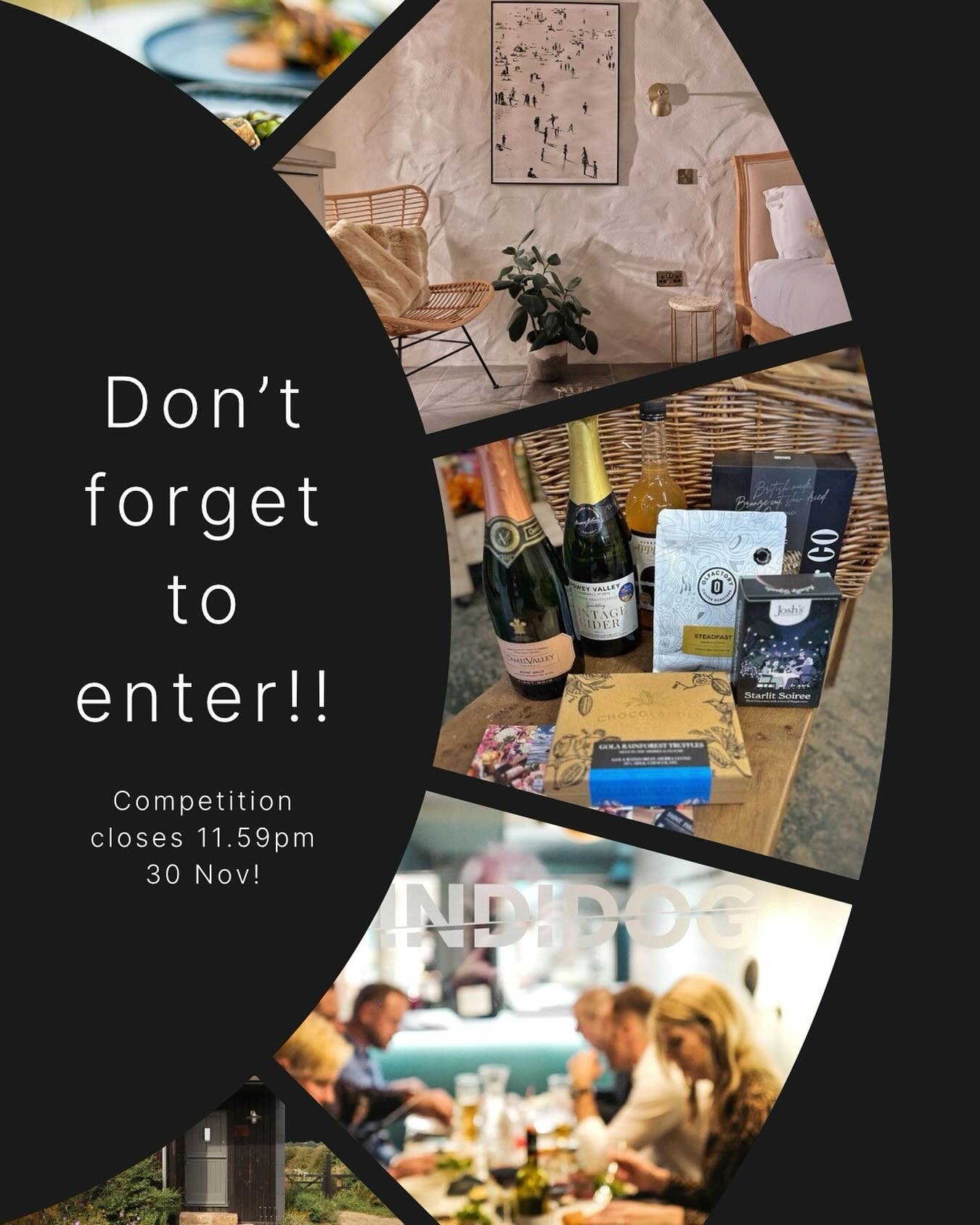 Only 3 days left to enter our fabulous competition!
To win:
 A short break @thecornishplace
 A luxury hamper from @baileyscountrystorecornwall 
A meal for 4 @indidogeatery 

All amazing local, dog friendly, Cornish businesses that would love your sup