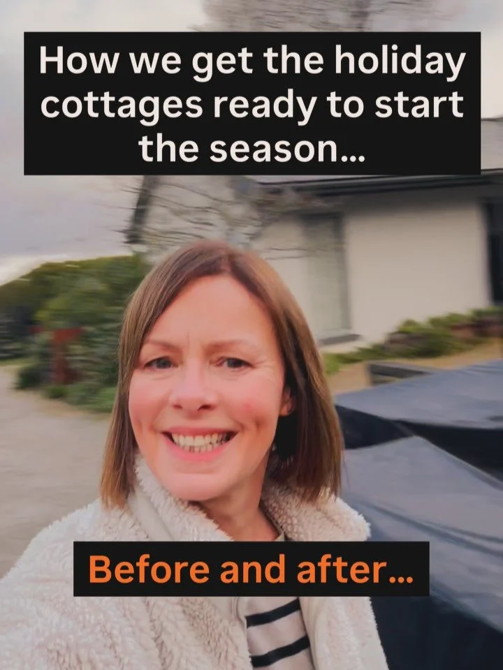 Today was Deep Clean Sunday! I didn&rsquo;t spend the whole day spinning around in the courtyard with an inane look on my face, promise!

Our four Cornish holiday cottages have been cleaned from top to bottom, behind the fridge, under the bed, screws