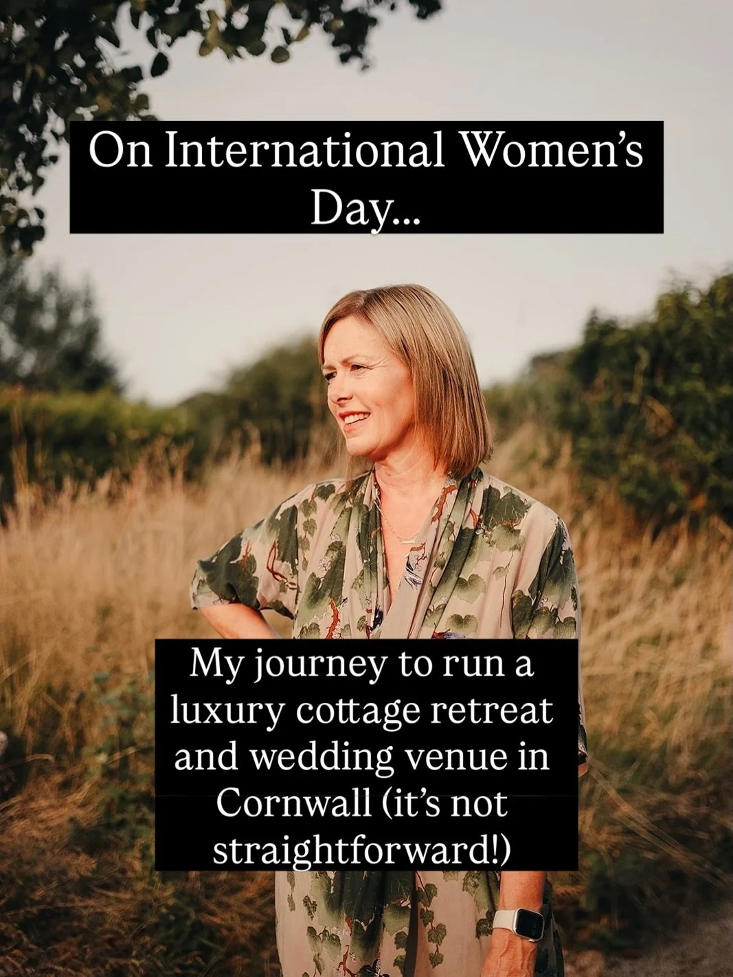 International Women&rsquo;s day as a female business owner of a luxury holiday cottage retreat and micro wedding venue in Cornwall&hellip;.

It&rsquo;s not been a straight line (wouldn&rsquo;t life be boring if it were?!) and it would appear that I h