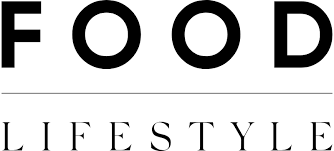 The word 'FOOD' above the word 'LIFESTYLE' in black text on a white background.