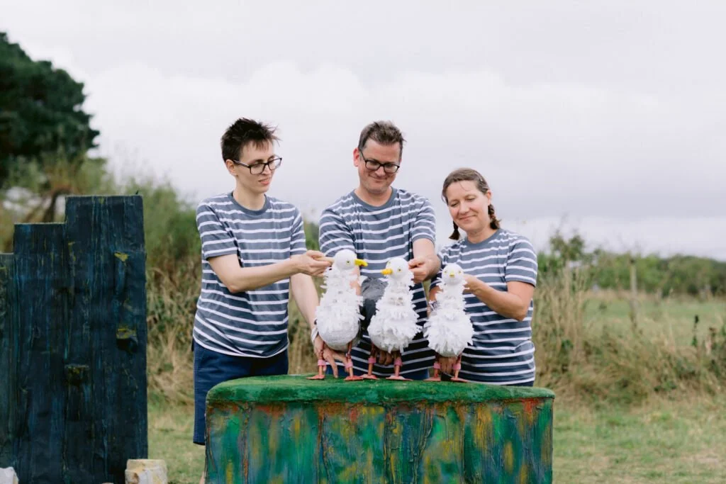 Seagulls puppet show, Cornwall