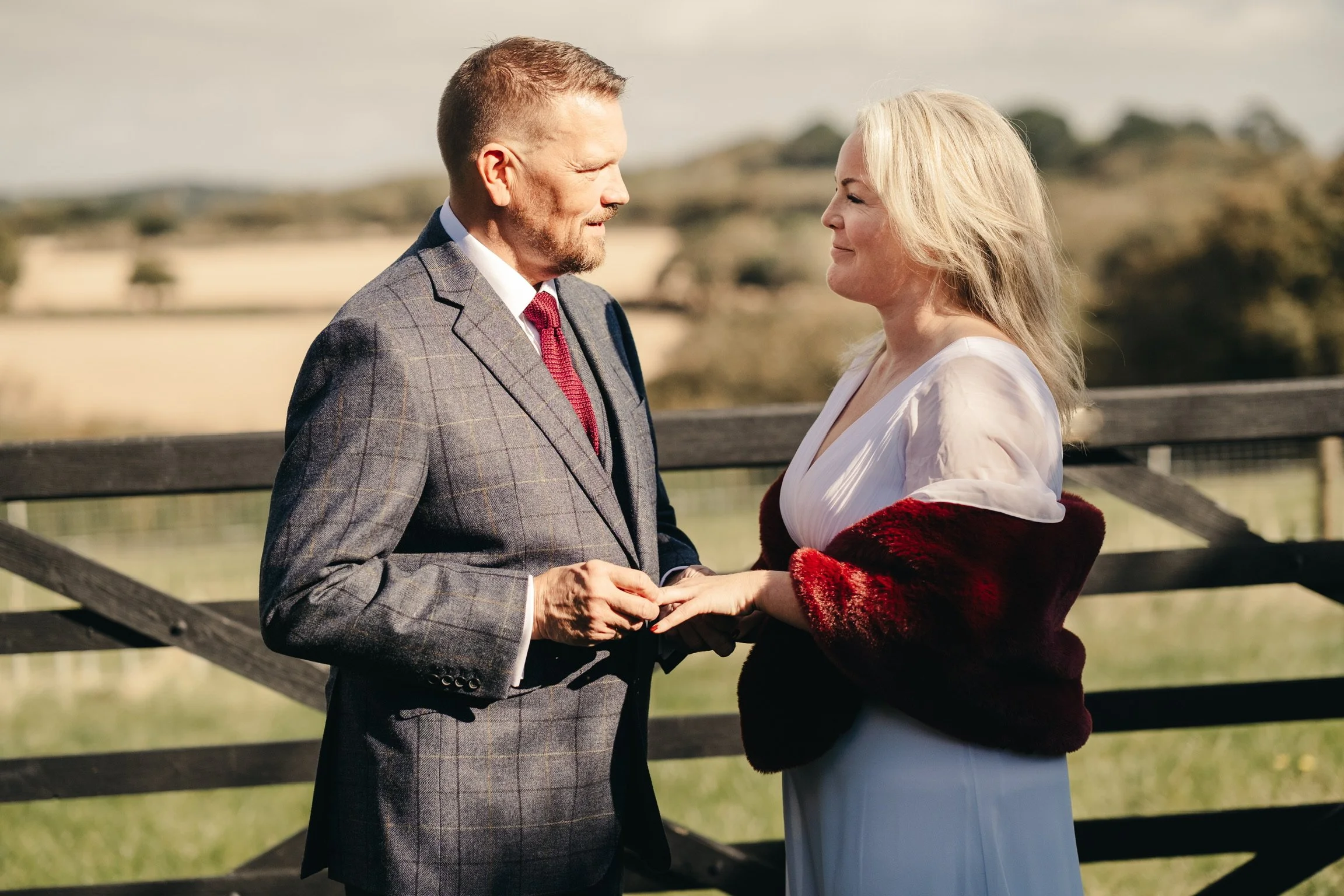 Outdoor wedding at The Cornish Place