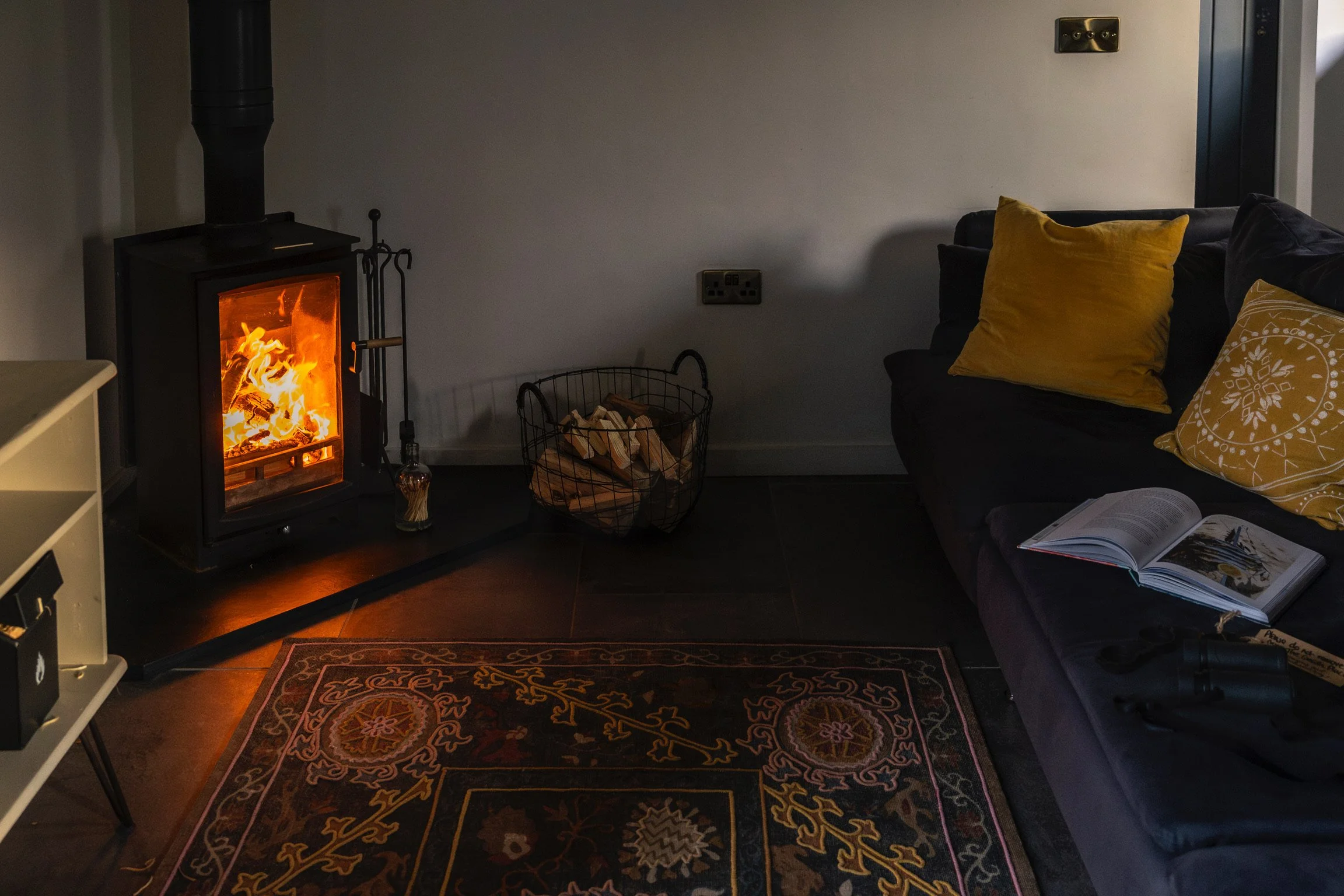 The Dairy Shed fireplace