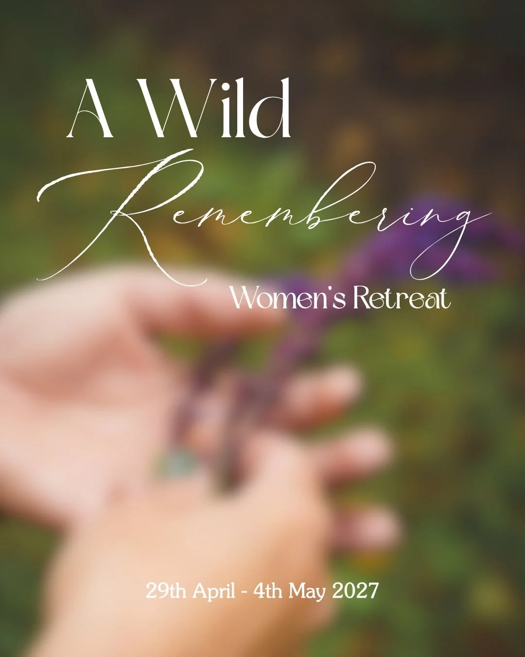 𝐀 𝐖𝐢𝐥𝐝 𝐑𝐞𝐦𝐞𝐦𝐛𝐞𝐫𝐢𝐧𝐠 ~ Women&rsquo;s Retreat

When did we forget?
What it is to feel safe in our bodies.
How to slow down before the body forces a stop.
What it feels like to be truly witnessed by other women.
How to trust what we feel.