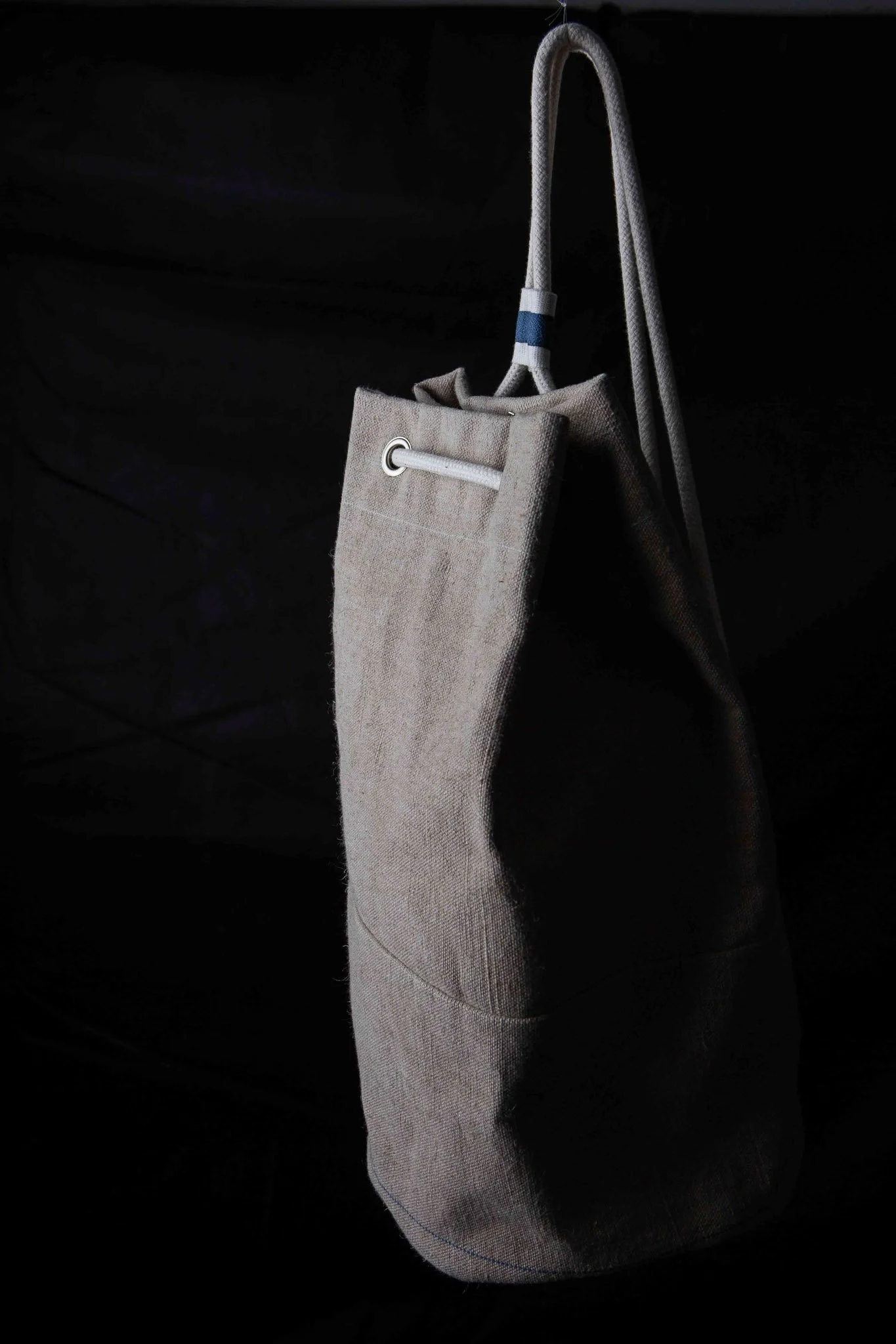 Sailor bag in 100% Italian hemp sailcloth