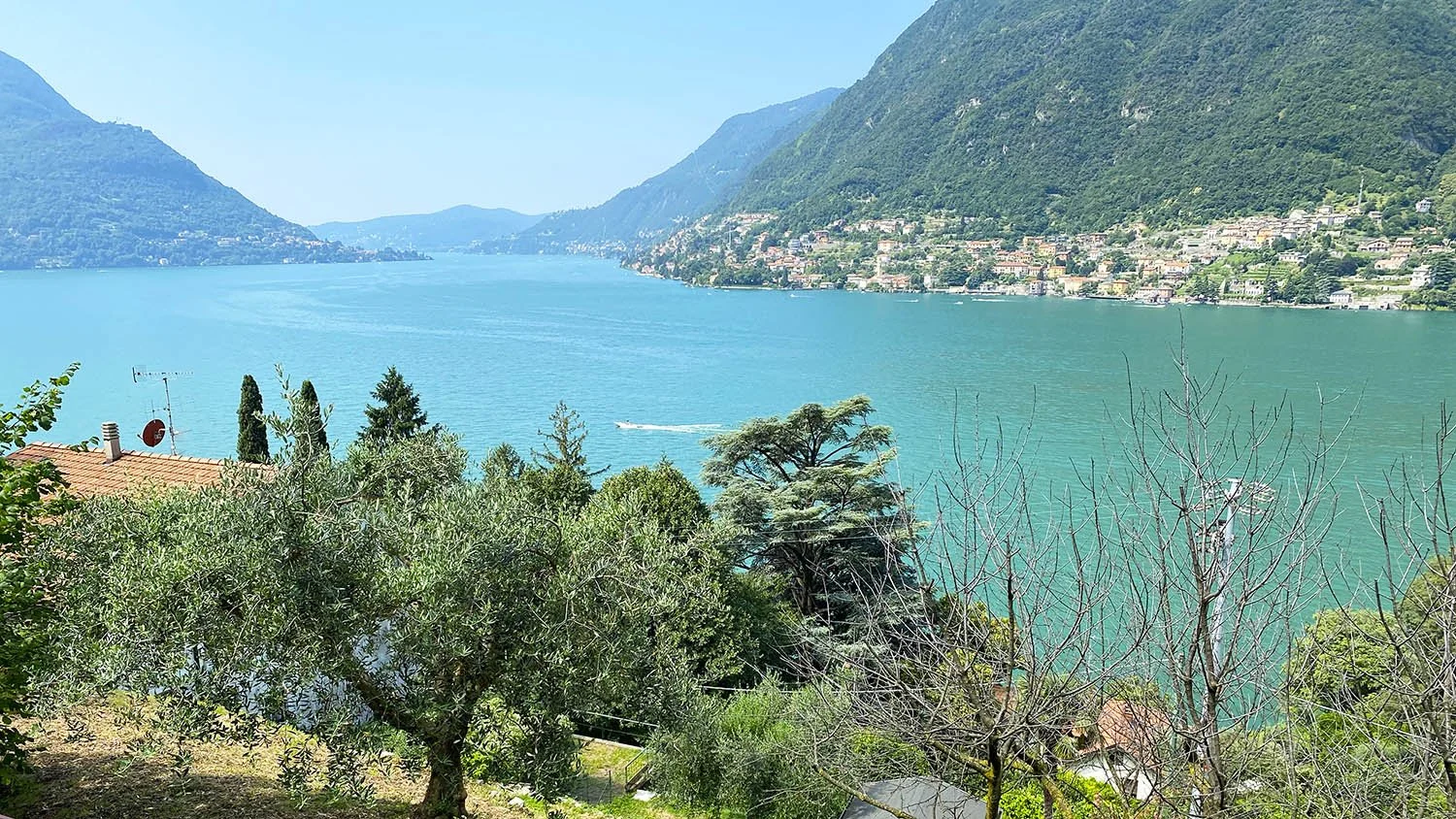 Lake Como. View from Pognana.