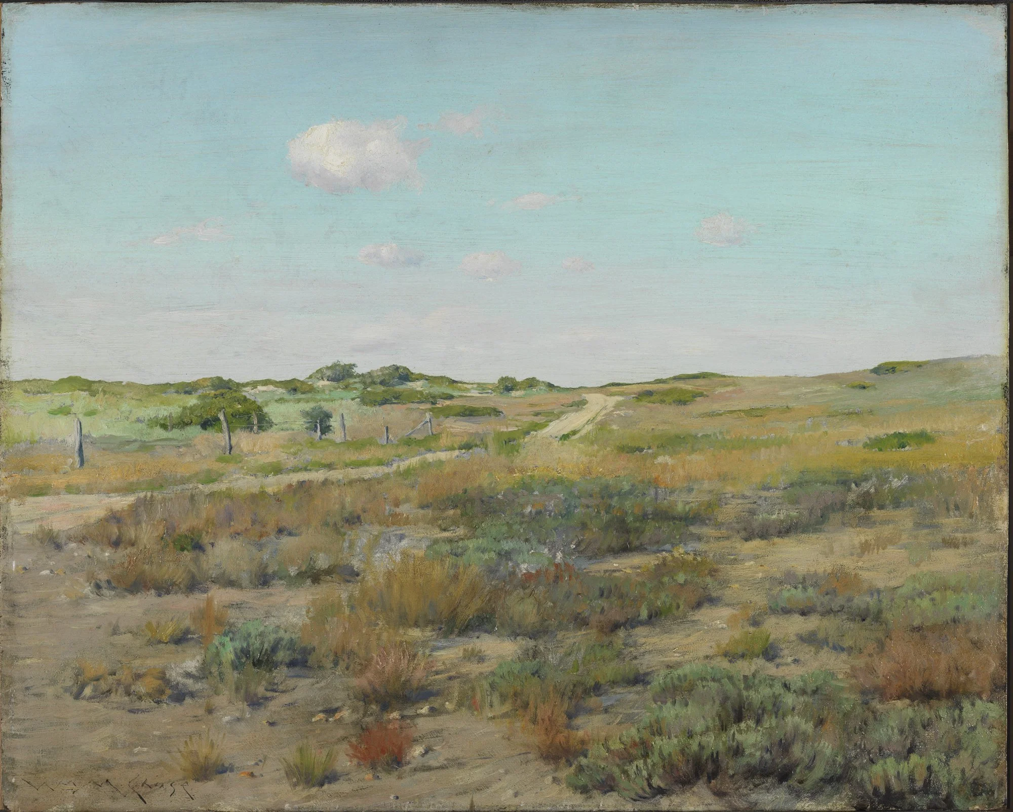 Shinnecock Hills by Chase, William Merritt - 1893 - Thyssen-Bornemisza Museum, Spain - CC BY-NC-ND.