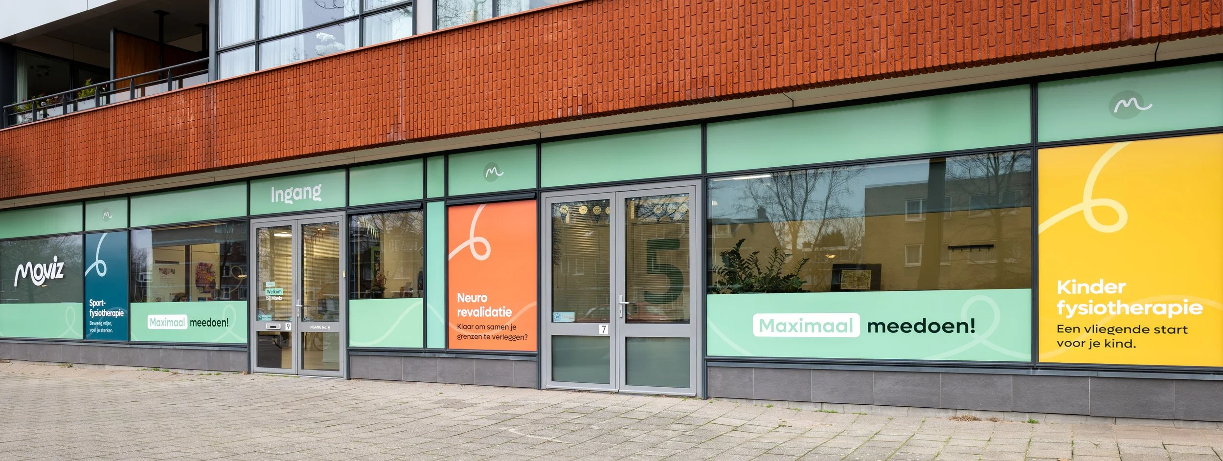Bedrijfsfoto voor fysiotherapie praktijk Moviz in Capelle aan den IJssel.