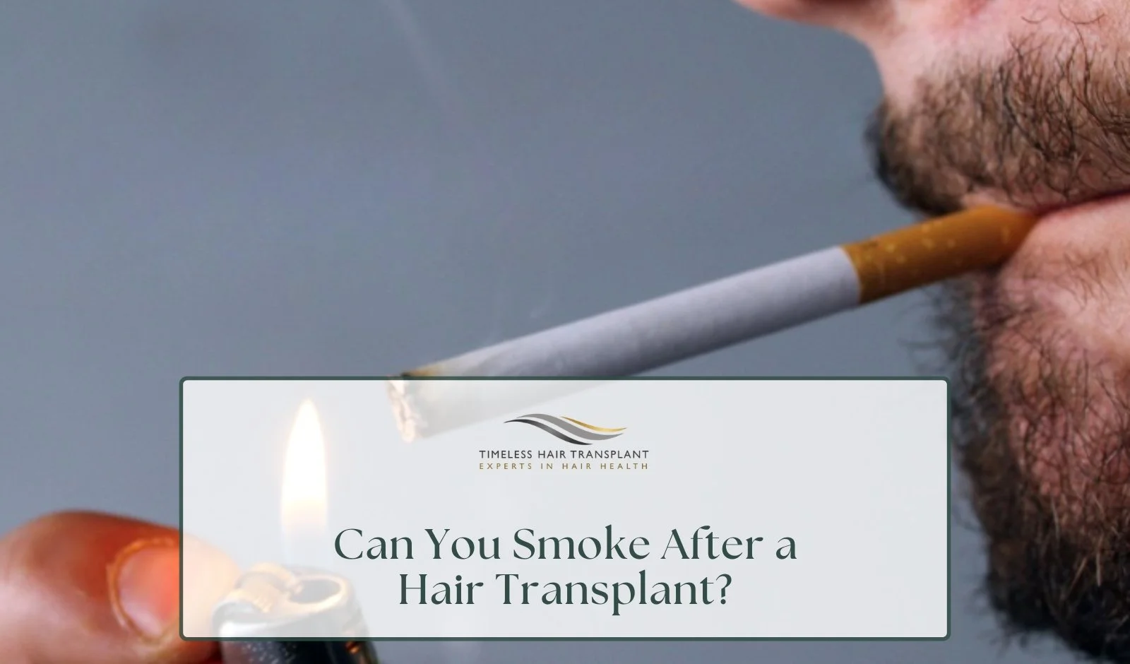 Can You Smoke After a Hair Transplant?