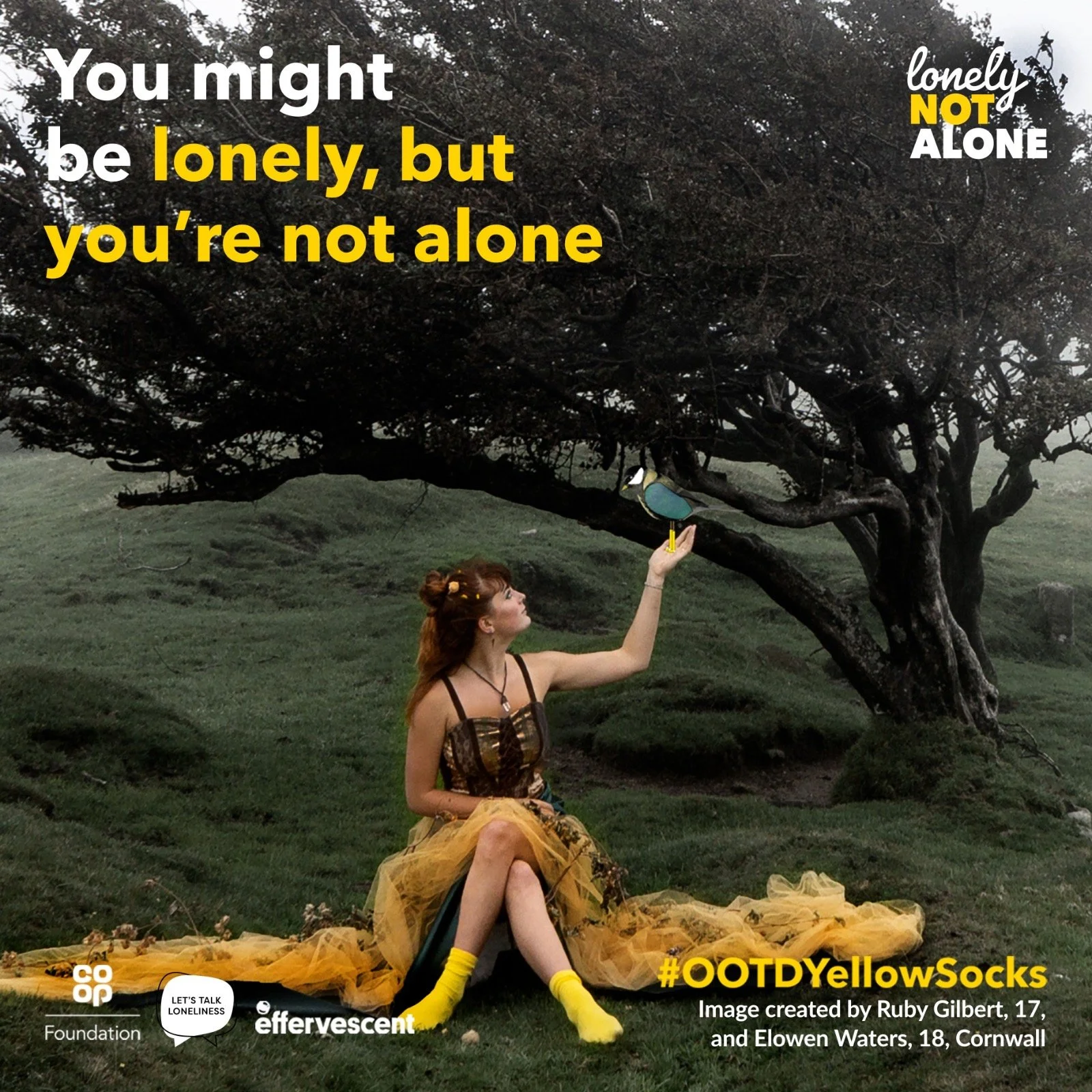 Lonely Not Alone | UK Government + The Co-op Foundation | 2020 | Film+ Print + Social Media