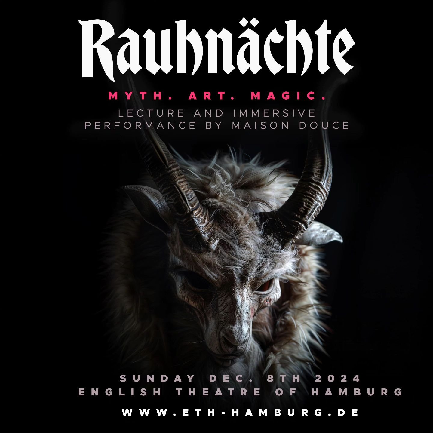 The art collective Maison Douce presents a unique event featruring a lecture, film screening, and immersive performance. Through their captivating documentary and live presentation, you will experience the energy and allure of this enigmatic and magi