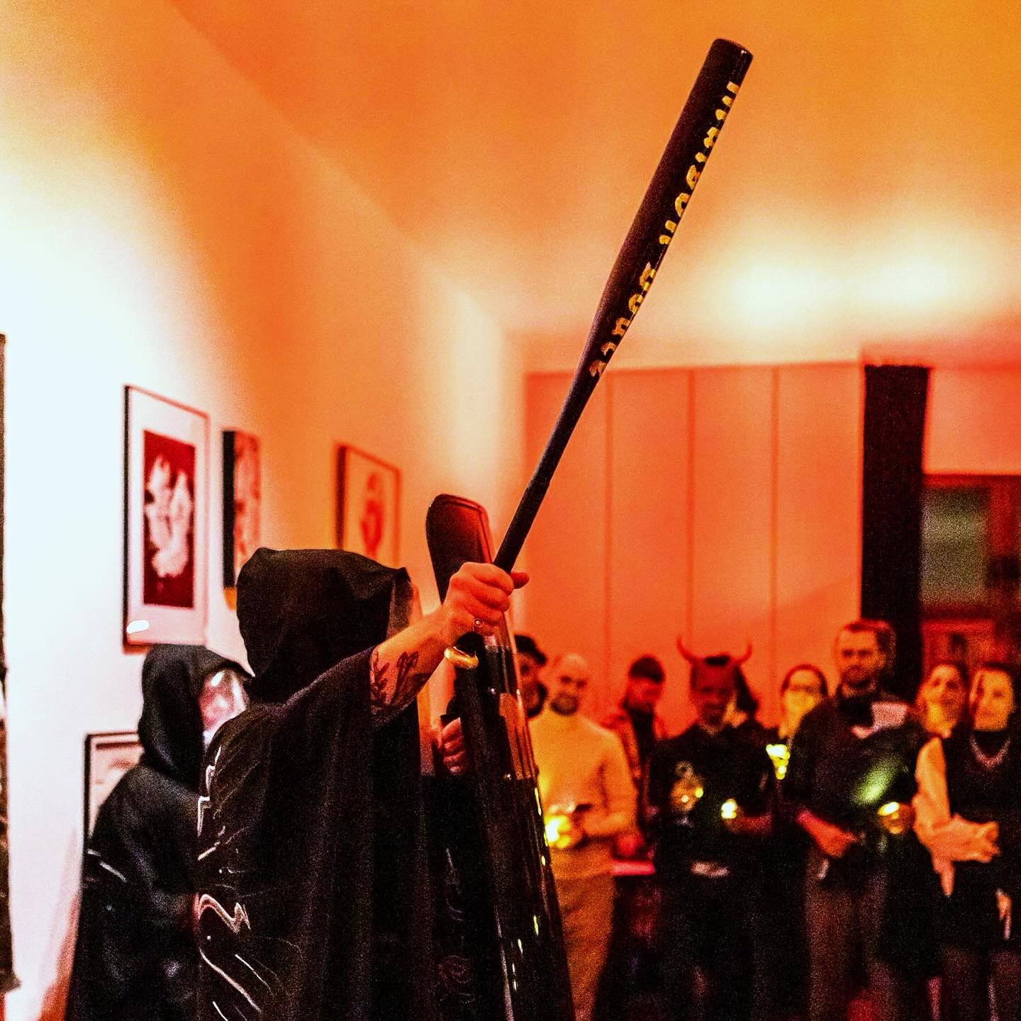 On Halloween night, Maison Douce transformed the ordinary into the sacred. Three baseball bats&mdash;symbols of both protection and defiance&mdash;were consecrated in a ritual marking the opening of our latest exhibition. This dark rite invited viewe