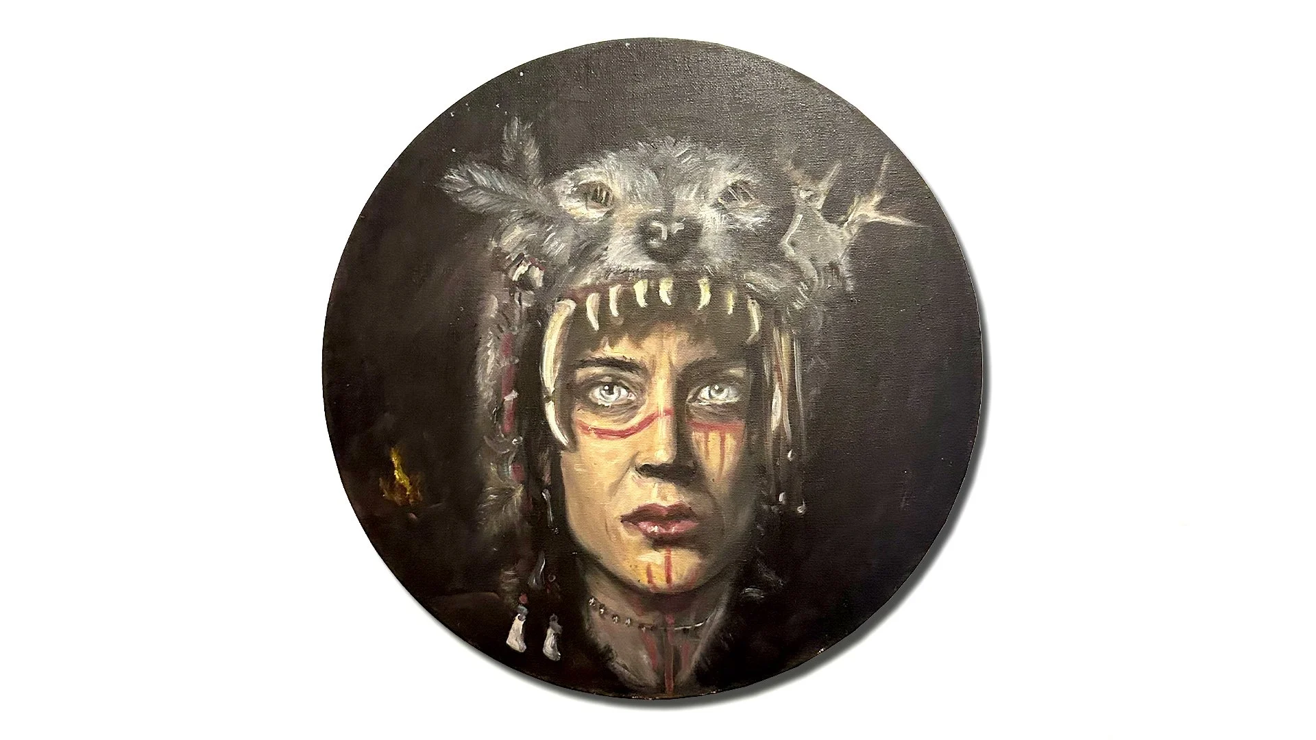 Schamanin Portrait – Artwork 