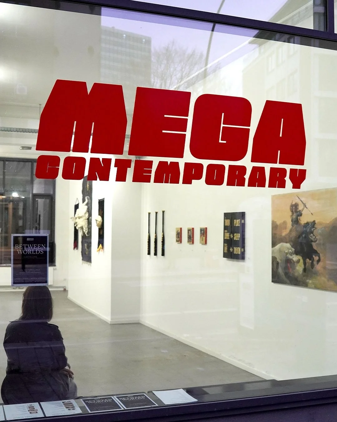 BETWEEN WORLDS at MEGA Contemporary was a blast!

Thank you to everyone who stepped inside, became part of the space, and lingered with us between worlds. We shared new works and unveiled a new chapter: Saint Inbetween &ndash; three icons and a house