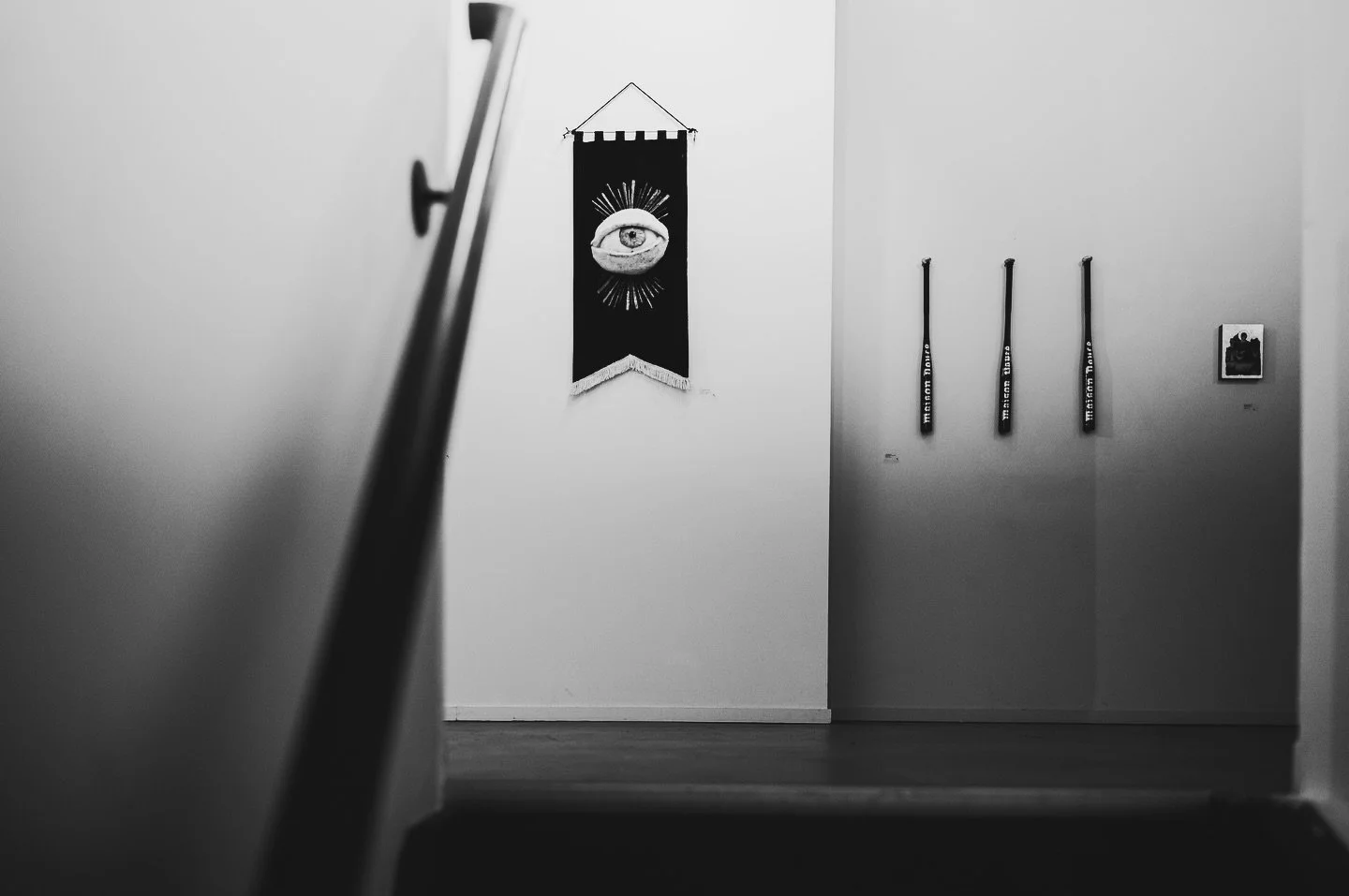 That opening night, the gallery floor became a nave of poured concrete. We lit the room with the quiet of an expectant crowd, then spoke her into being.

Together with our performance crew, we carried the sermon into the space &ndash; a story told no