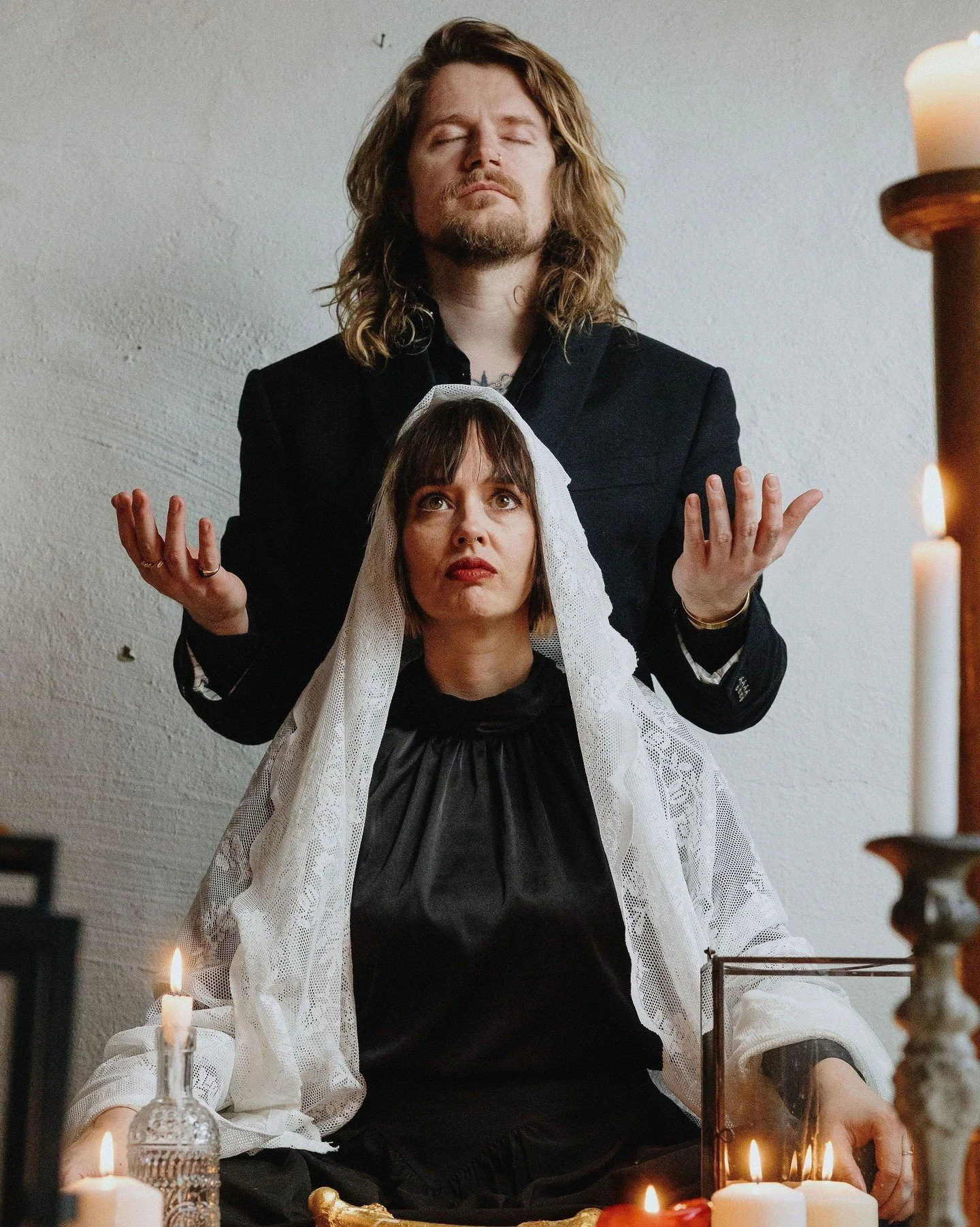 Some works are made. Others are received.

At Maison Douce, channeling is part of the artistic process: a way of listening until the noise of intention falls away and something older, stranger, wiser begins to speak. Not as performance, not as orname