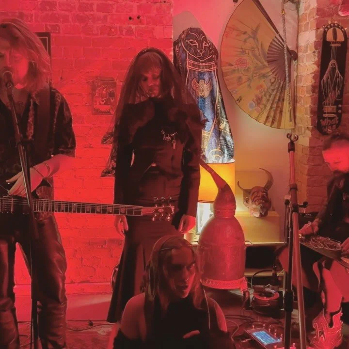 Saint InBetween was here
in distortion, in breath, in a collective experience 
She spoke through us
at The Fool Berlin.

Later we could still hear her whisper
in silence and gold
Where the echoes of the old world still linger
 
@levradagan @esjers @t