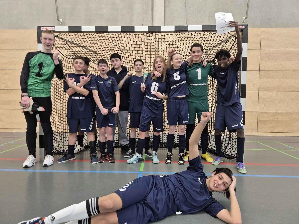 Turniersieg für unsere Fußball-Schulmannschaft