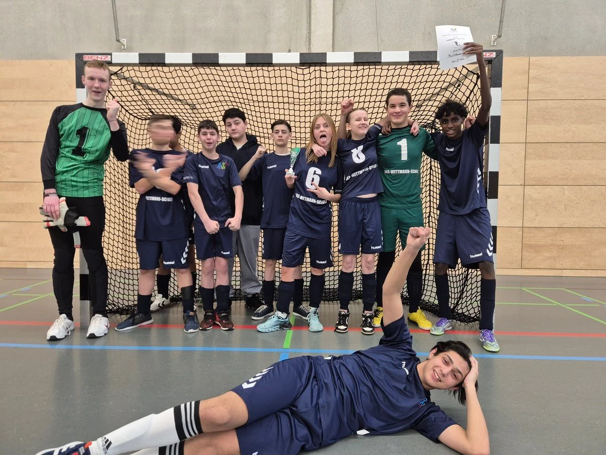 Turniersieg für unsere Fußball-Schulmannschaft