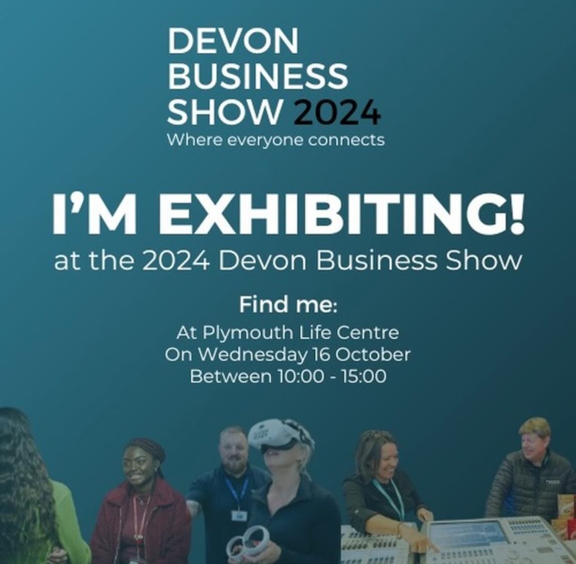 Nothing but good vibes at the Devon Business Show today. Really good day reconnecting with old friends and meeting some new, interesting friends.