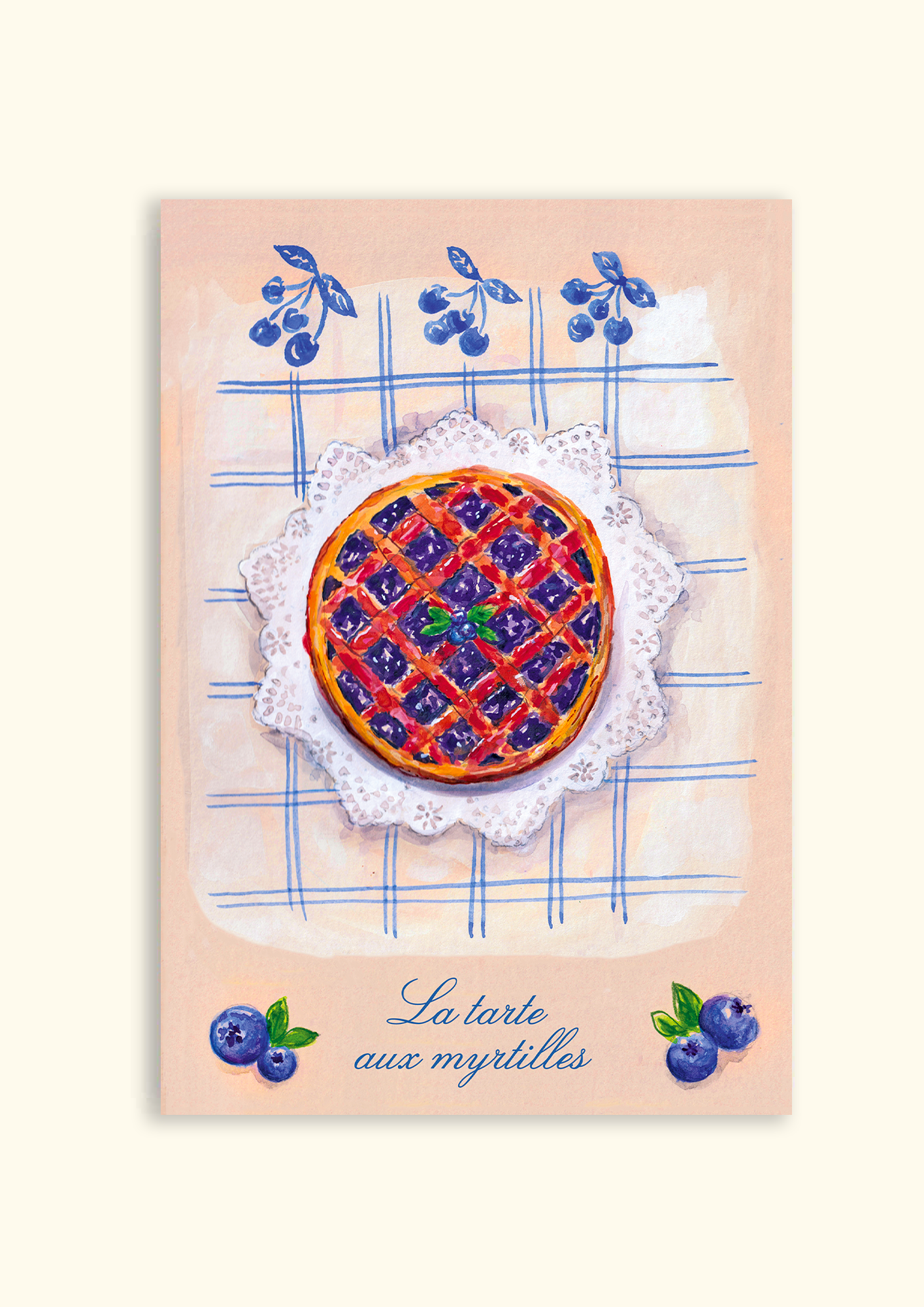 Tarte aux myrtilles