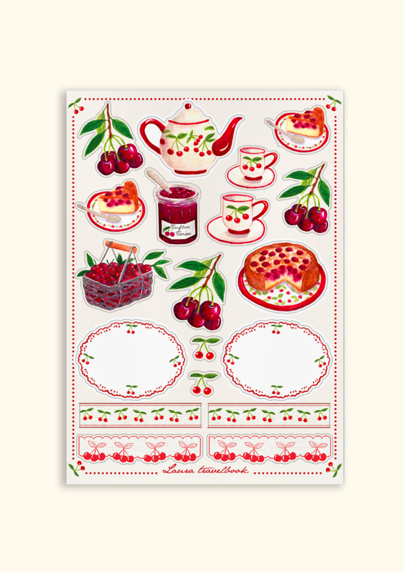 Stickers Le temps des cerises