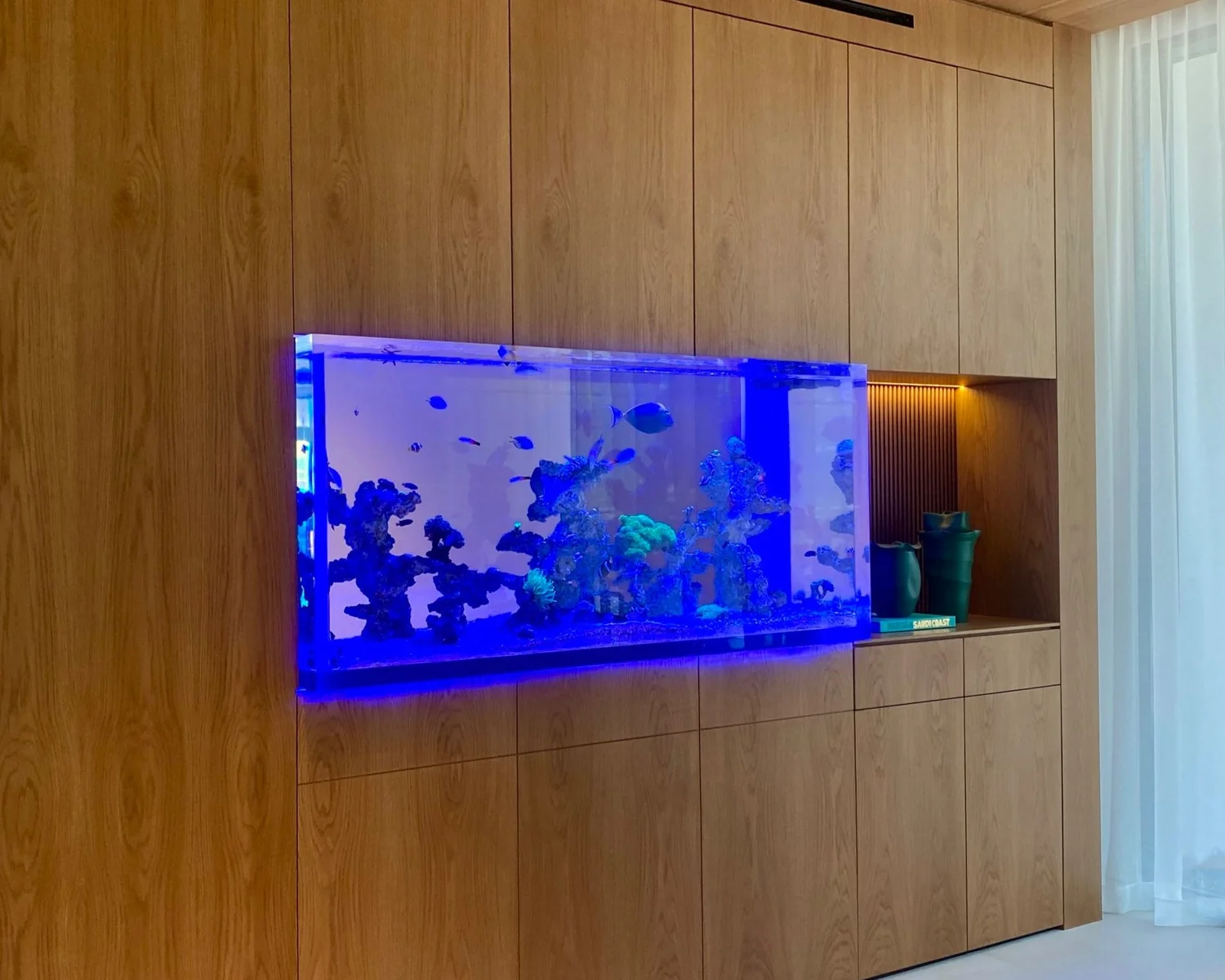 Bespoke Residential Aquariums — RedFin Aquarium Design - Custom Aquarium Design For Residential