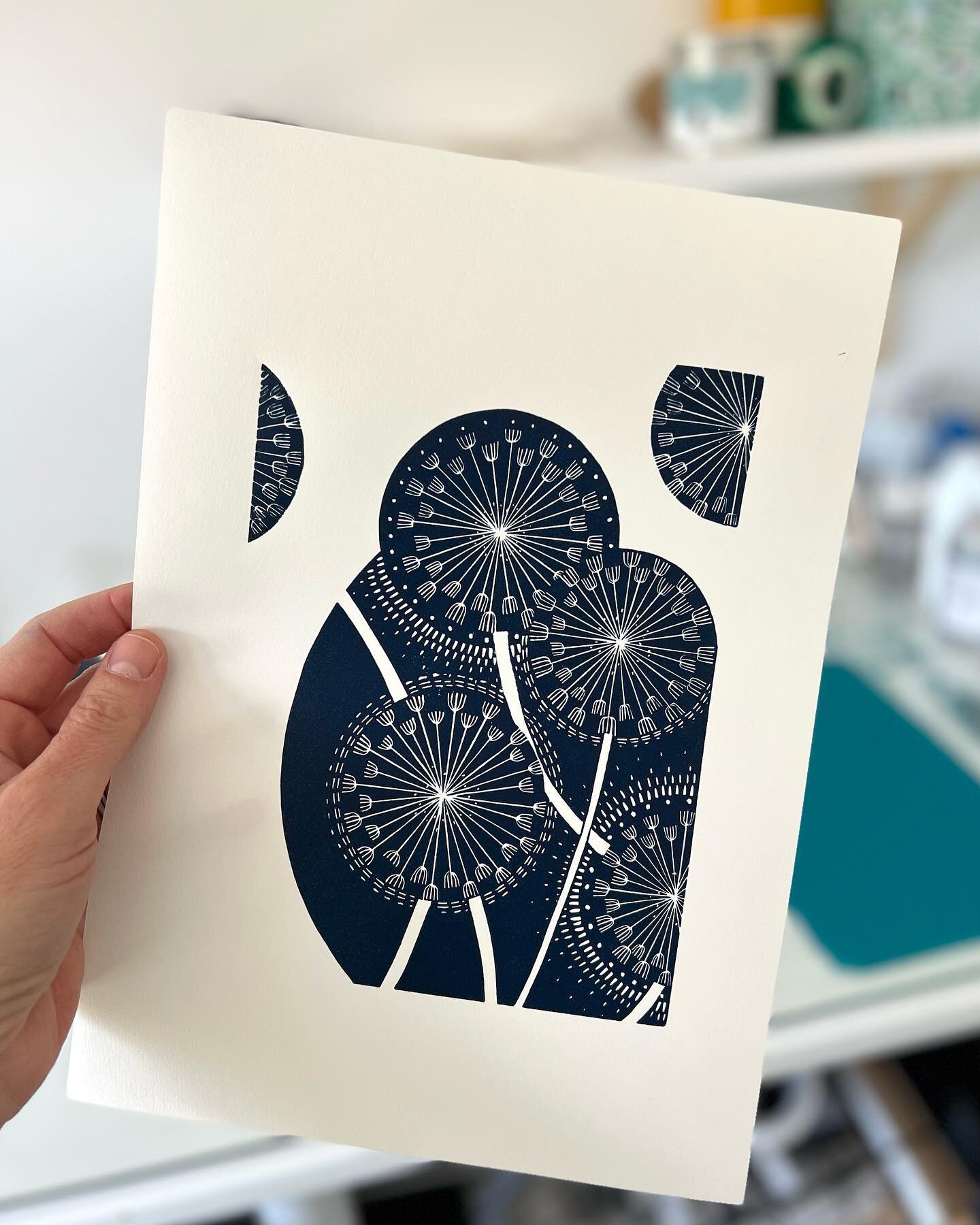 Printing like crazy this week&hellip;head down to the @winchesterprintfair
Re printing &lsquo;Before the Breeze&rsquo; in a midnight blue, teal, and a few other bits and bobs today. Working my way through a big old list this week so they dry in time?