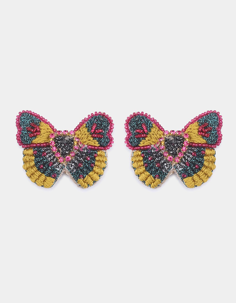 Oscar de la Renta Crystal Butterfly Clip-on Earrings - Gold-Tone Metal  Clip-On, Earrings - OSC212256 | The RealReal