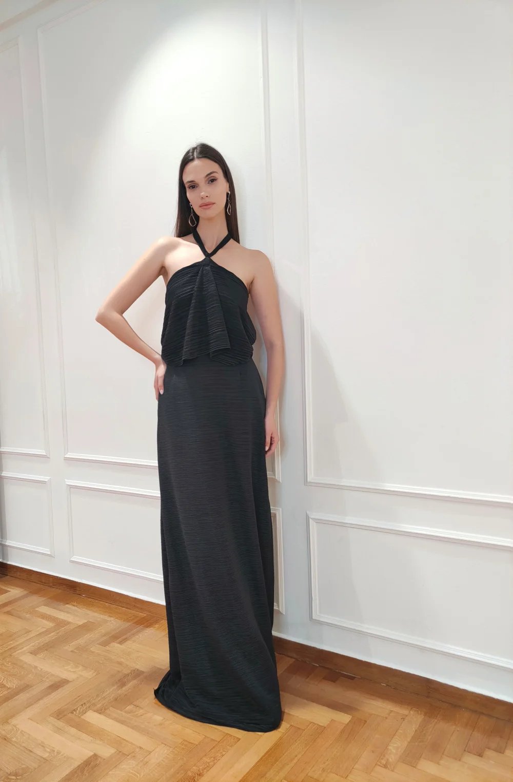 Halter Neck Maxi Dress  Meanwhile in Athens