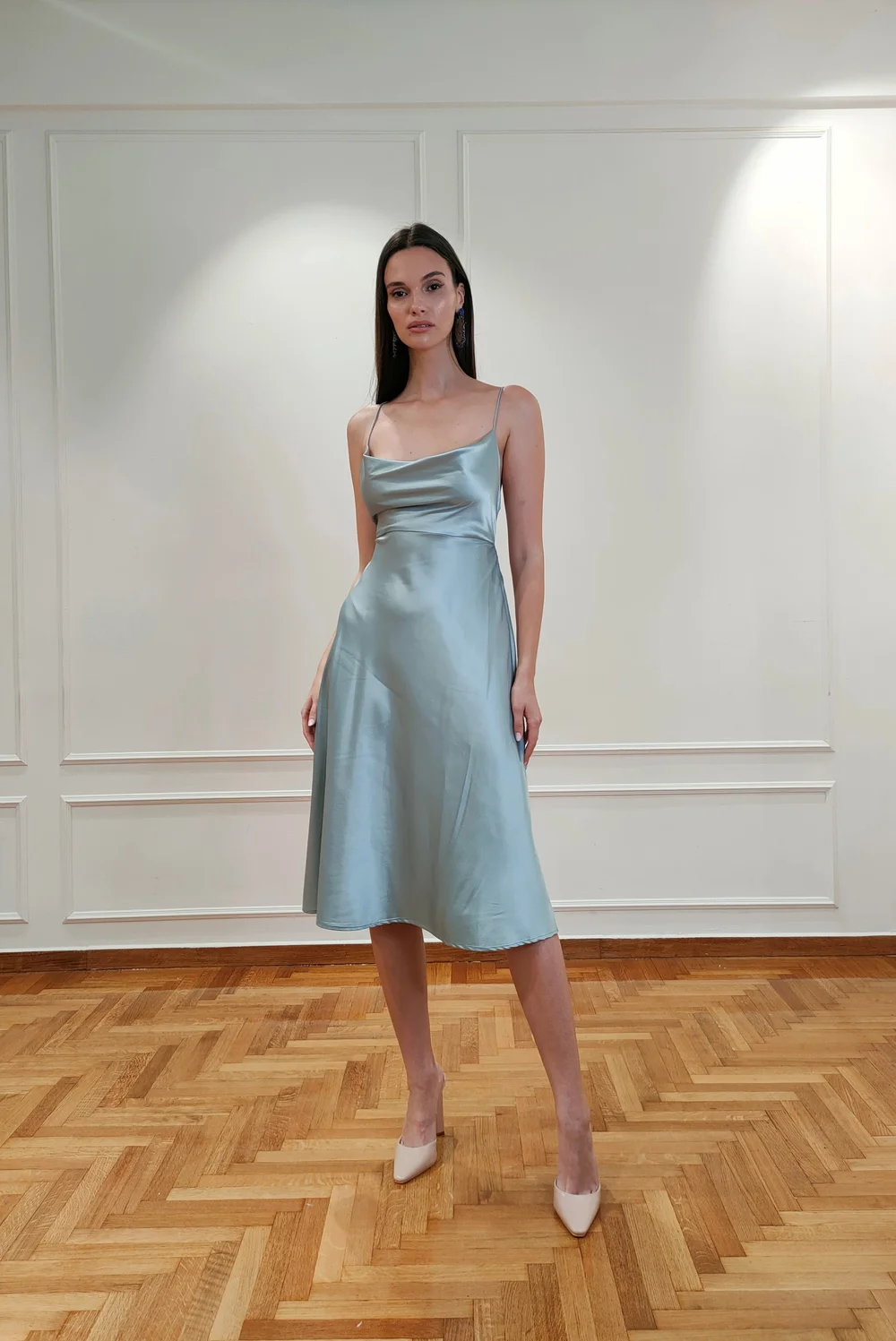 Strappy Cowl Neck Slip Dress — Meanwhile in Athens