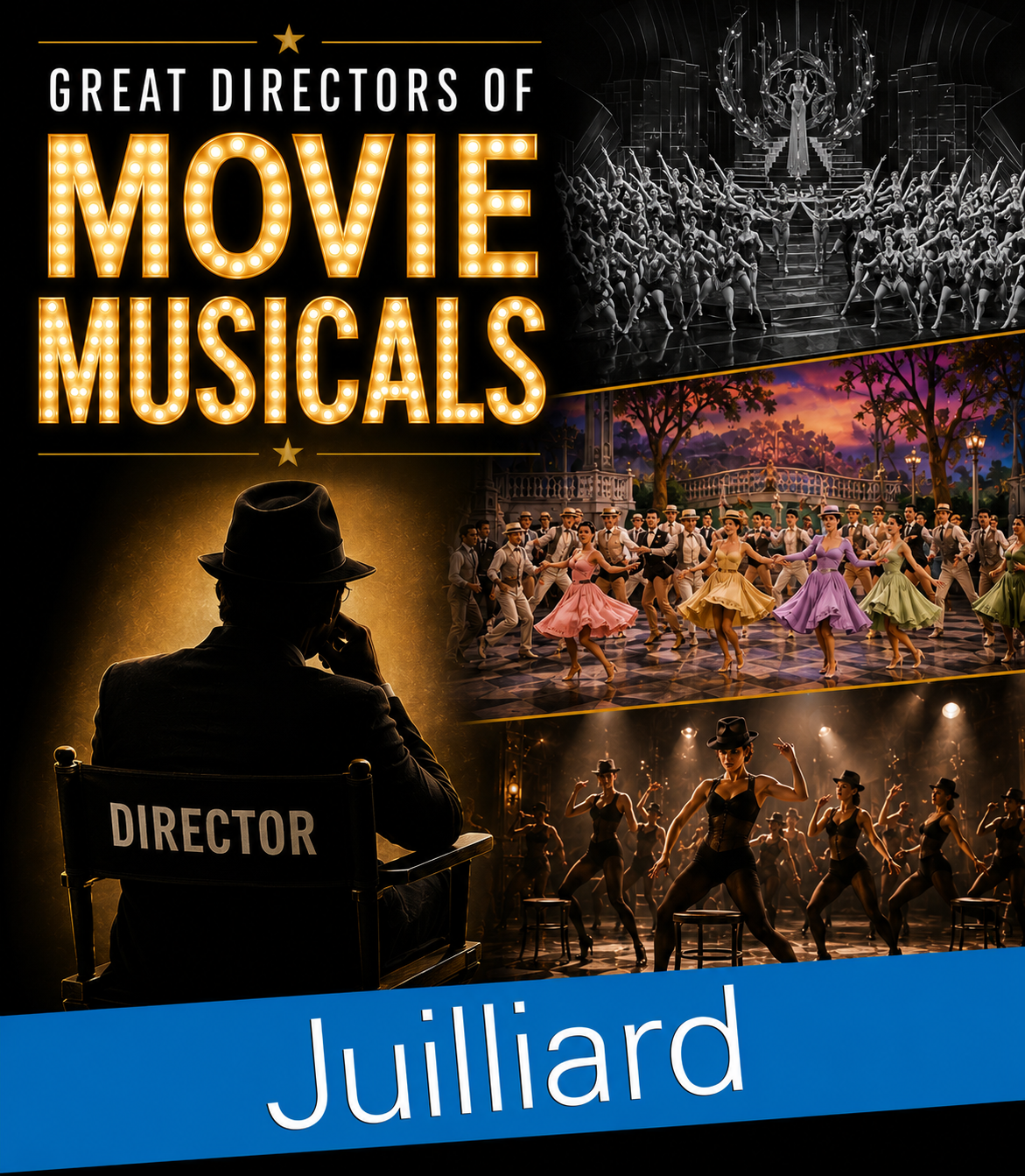 Directors of Movie Musicals music history course logo