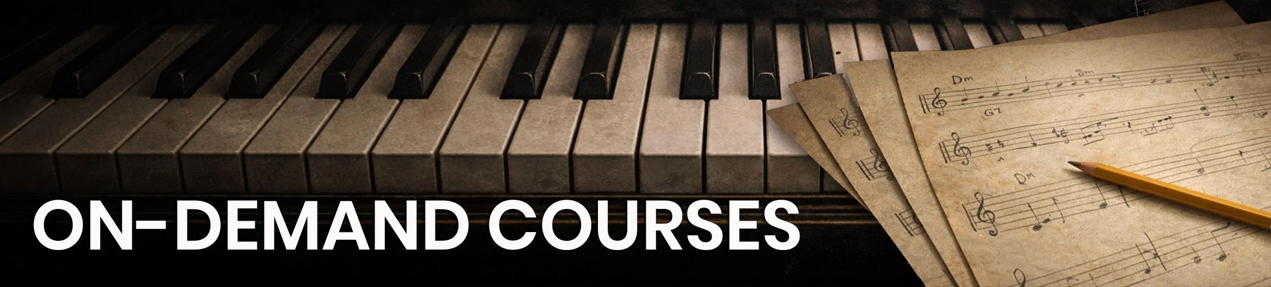 Songbook Station On-Demand Courses banner