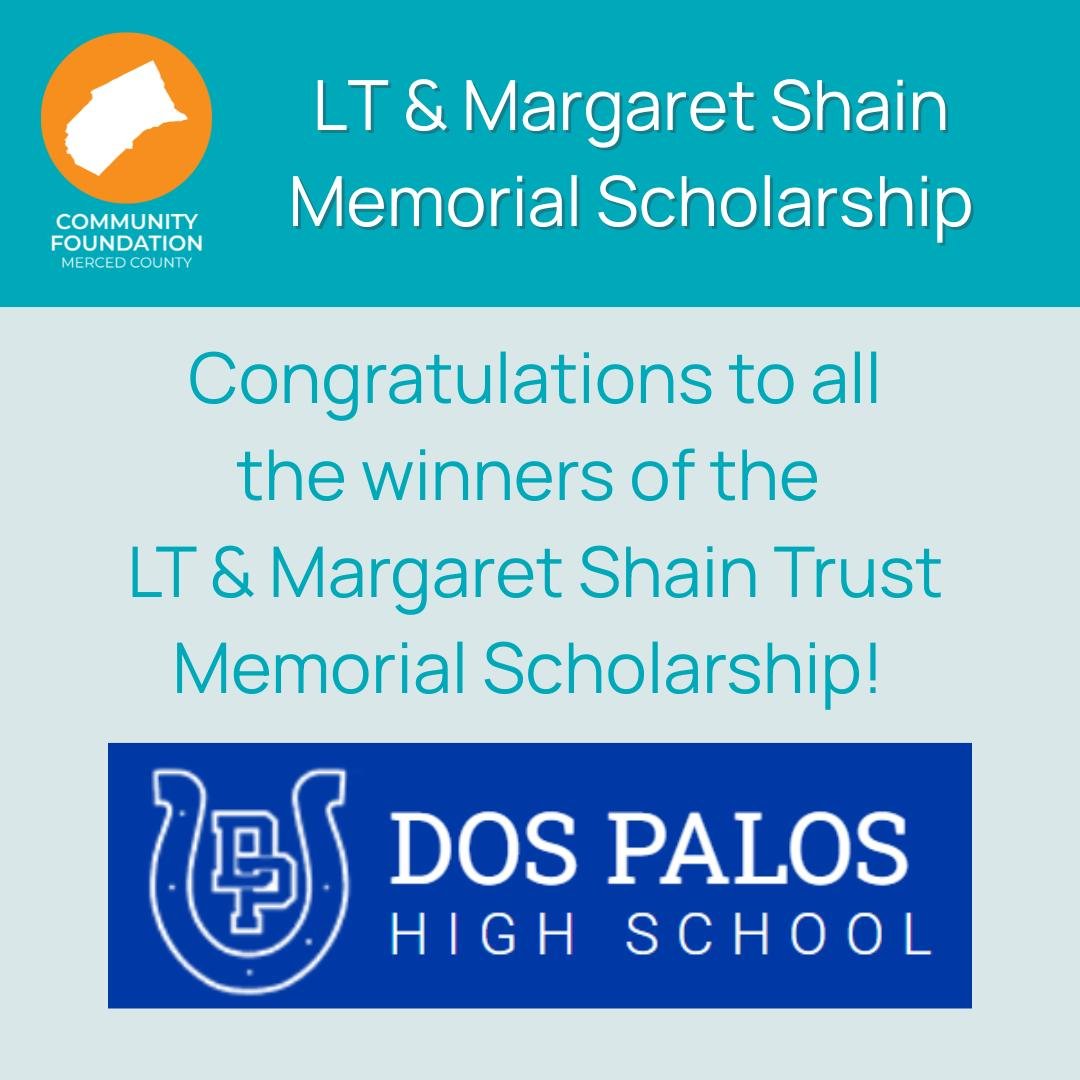 Yesterday, Board Member @carrie.kelley360 and former Board Member Bill Crivelli attended the Dos Palos Senior Awards Breakfast to honor those seven seniors for winning the LT &amp; Margaret Shain Trust Memorial Scholarship. This scholarship is availa