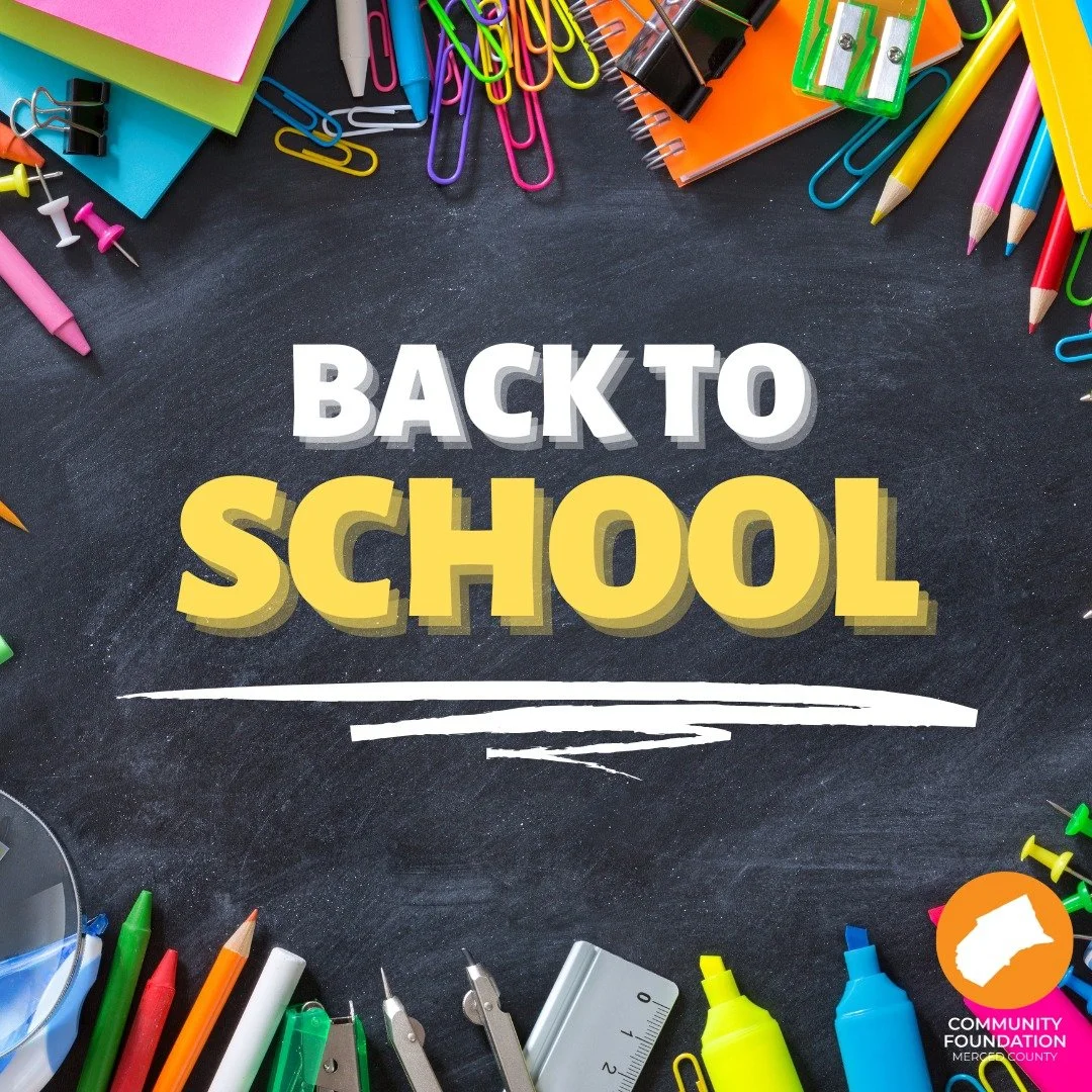 Back to School: Supporting Merced County Students! 🎒✏️

As the new school year begins, the Community Foundation of Merced County remains dedicated to helping every student start strong. From providing school supplies to awarding scholarships, we&rsq