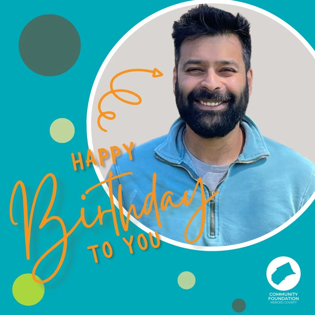 🎂 Happy Birthday to CFMC Board Member, Kamal Pannu! 💛

Please join us in celebrating Kamal today! His leadership, integrity, and dedication to the Merced County community inspire us all. We&rsquo;re so grateful for his continued service and support