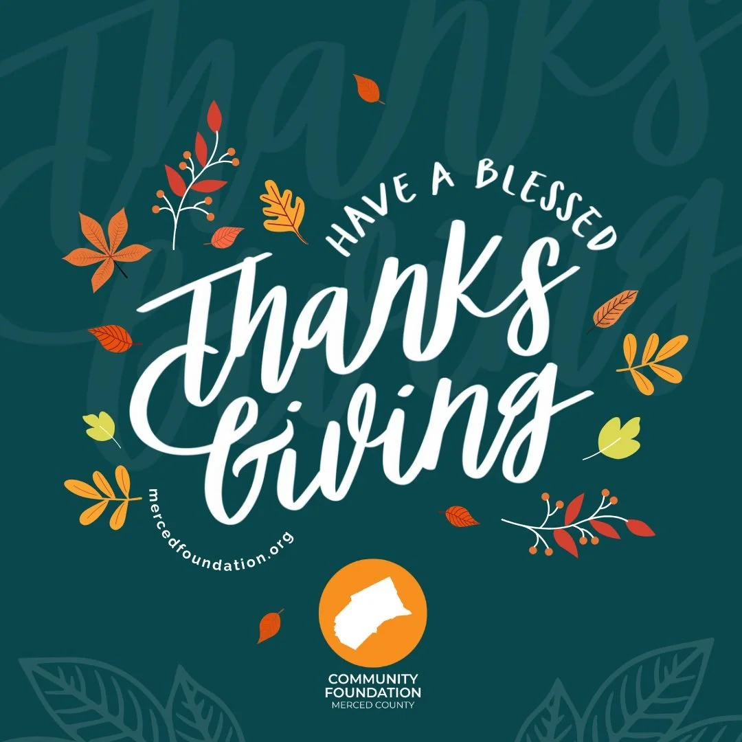 This season, we give thanks for the incredible generosity and spirit of our Merced County community. 🧡

At the Community Foundation of Merced County, we&rsquo;re grateful for the donors, partners, and neighbors who make our mission possible &mdash; 