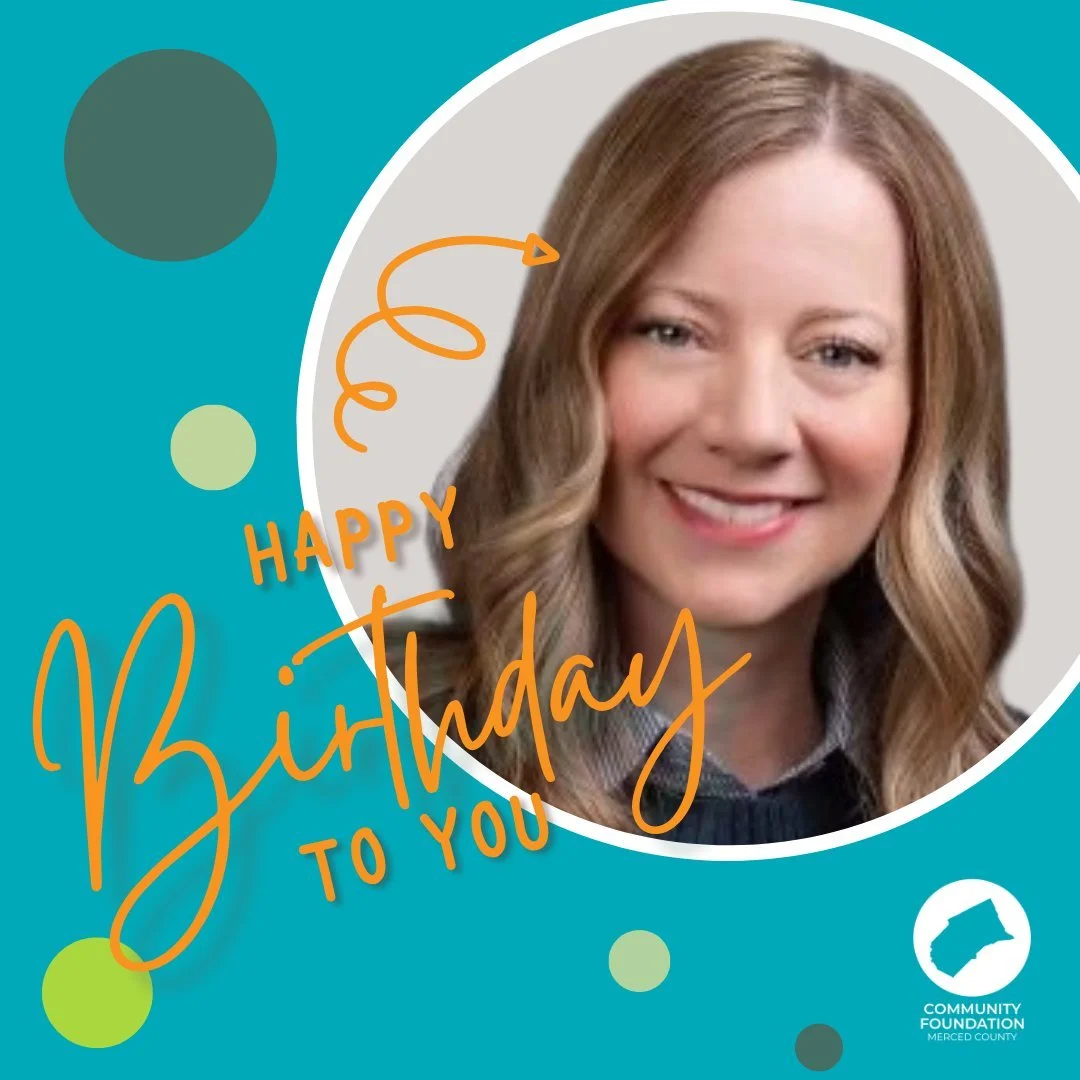 🎉🎂 Happy Birthday to our Executive Director, Stephanie Dietz! 🎂🎉

Stephanie&rsquo;s leadership, dedication, and deep commitment to Merced County continue to strengthen our Foundation and the many nonprofits and residents we serve. Her steady guid