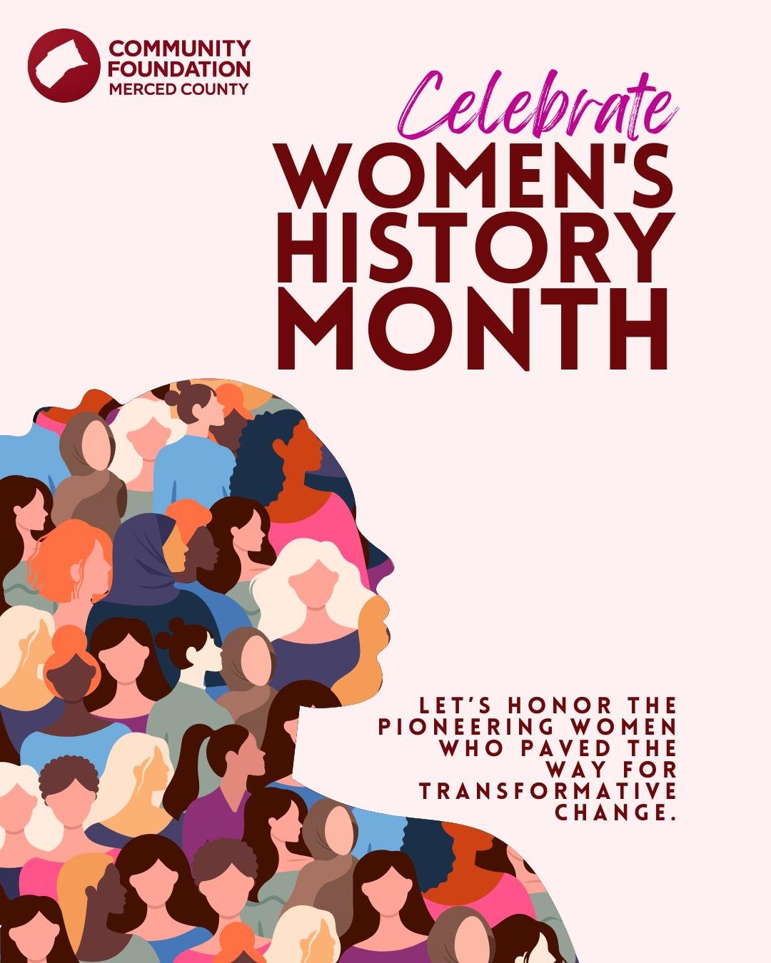 ✨ Women&rsquo;s History Month ✨

This month, we honor the women whose generosity, leadership, and vision drive philanthropy forward in Merced County. From donors to nonprofit leaders to volunteers, women continue to shape a stronger, more connected c