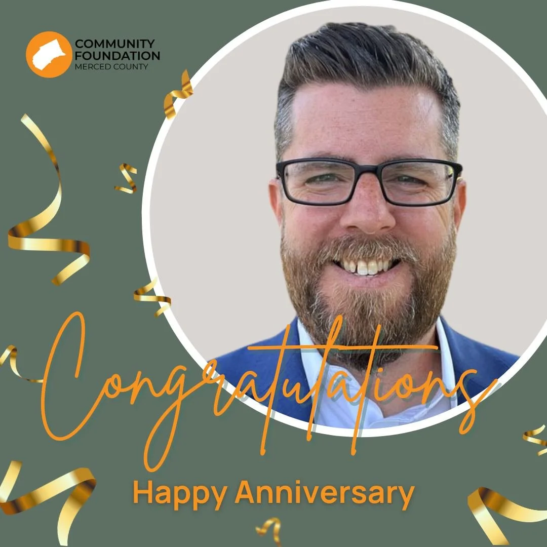 🧡 Please join us in celebrating Kyle Hampton's Board Anniversary with the Community Foundation of Merced County!

Thank you, Kyle, for your continued support of CFMC and the communities we serve throughout Merced County. We appreciate your service a